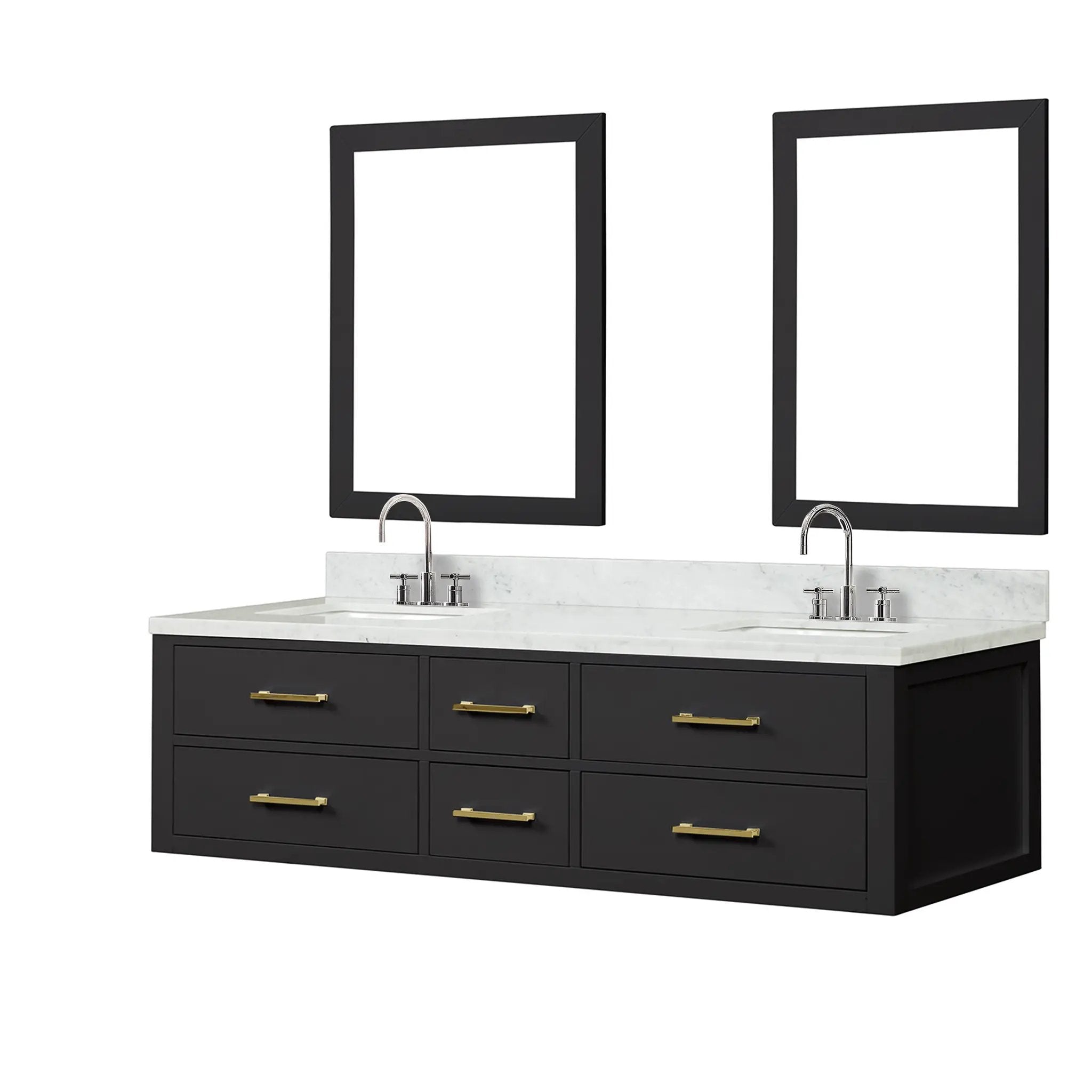 Lexora Castor 72 in W x 22 in D Double Bath Vanity by Lexora