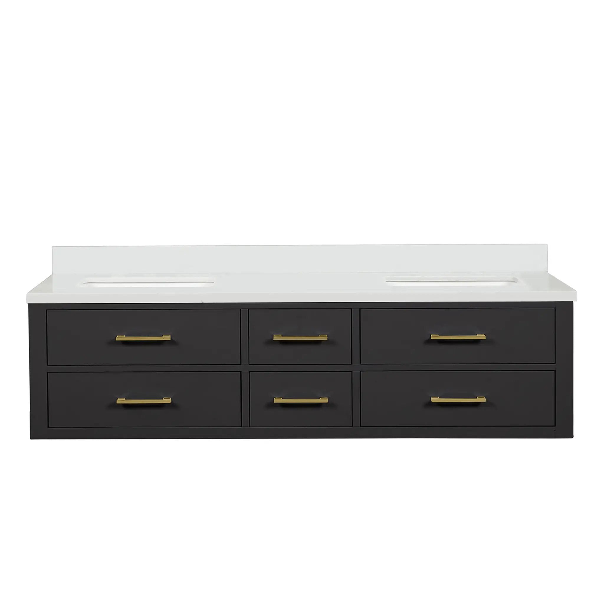 Lexora Castor 72 in W x 22 in D Double Bath Vanity by Lexora
