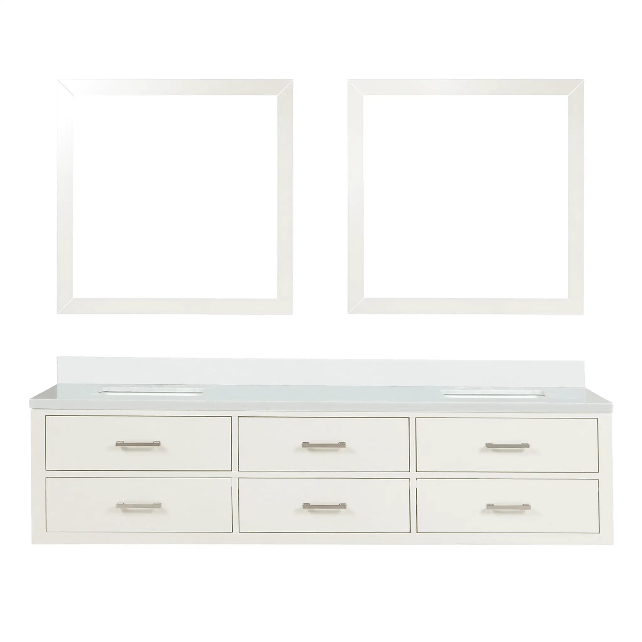 Lexora Castor 80 in W x 22 in D Double Bath Vanity by Lexora