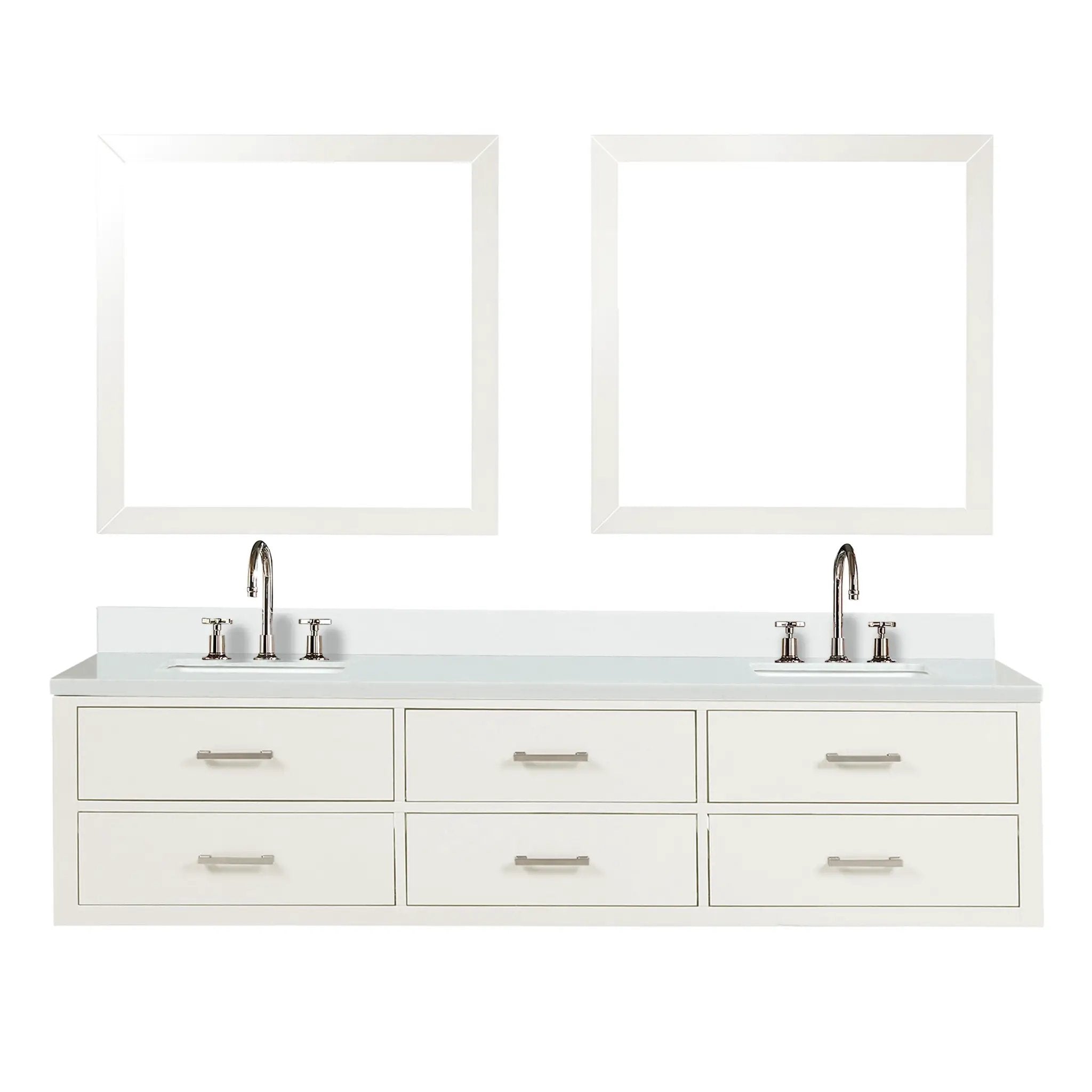 Lexora Castor 80 in W x 22 in D Double Bath Vanity by Lexora