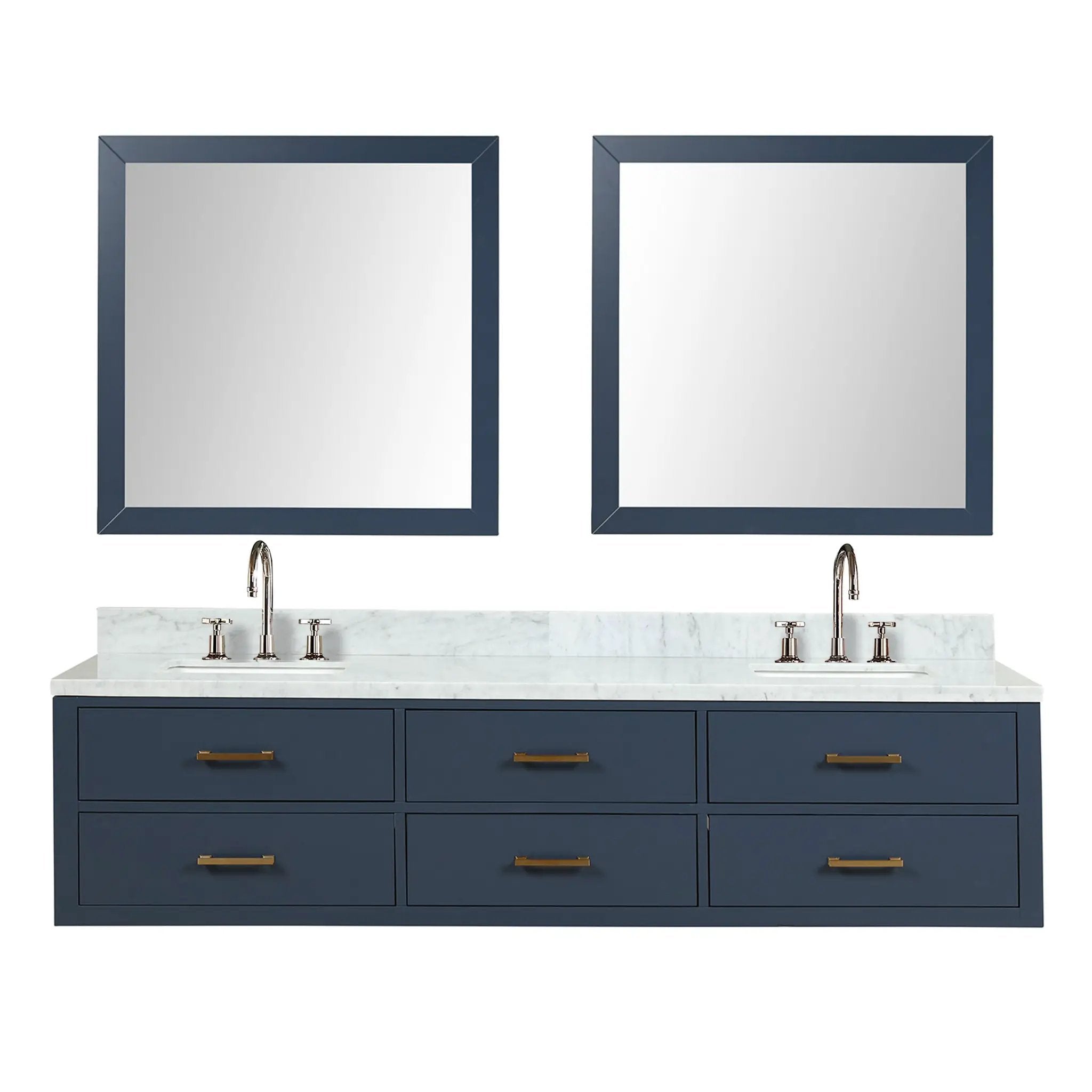 Lexora Castor 80 in W x 22 in D Double Bath Vanity by Lexora