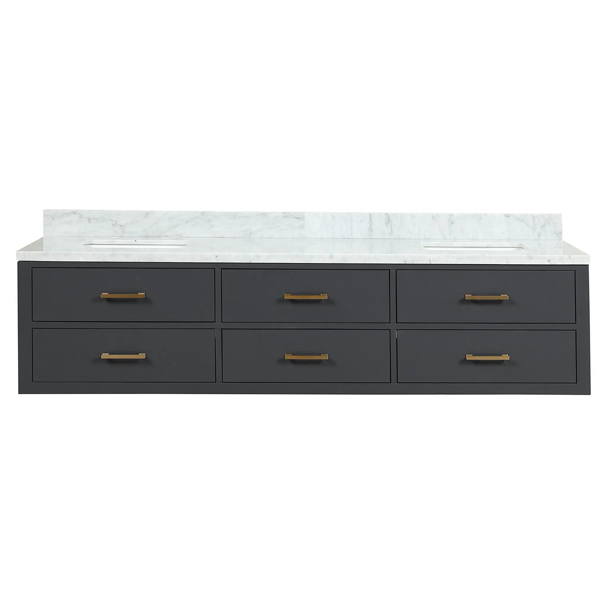 Lexora Castor 80 in W x 22 in D Double Bath Vanity by Lexora