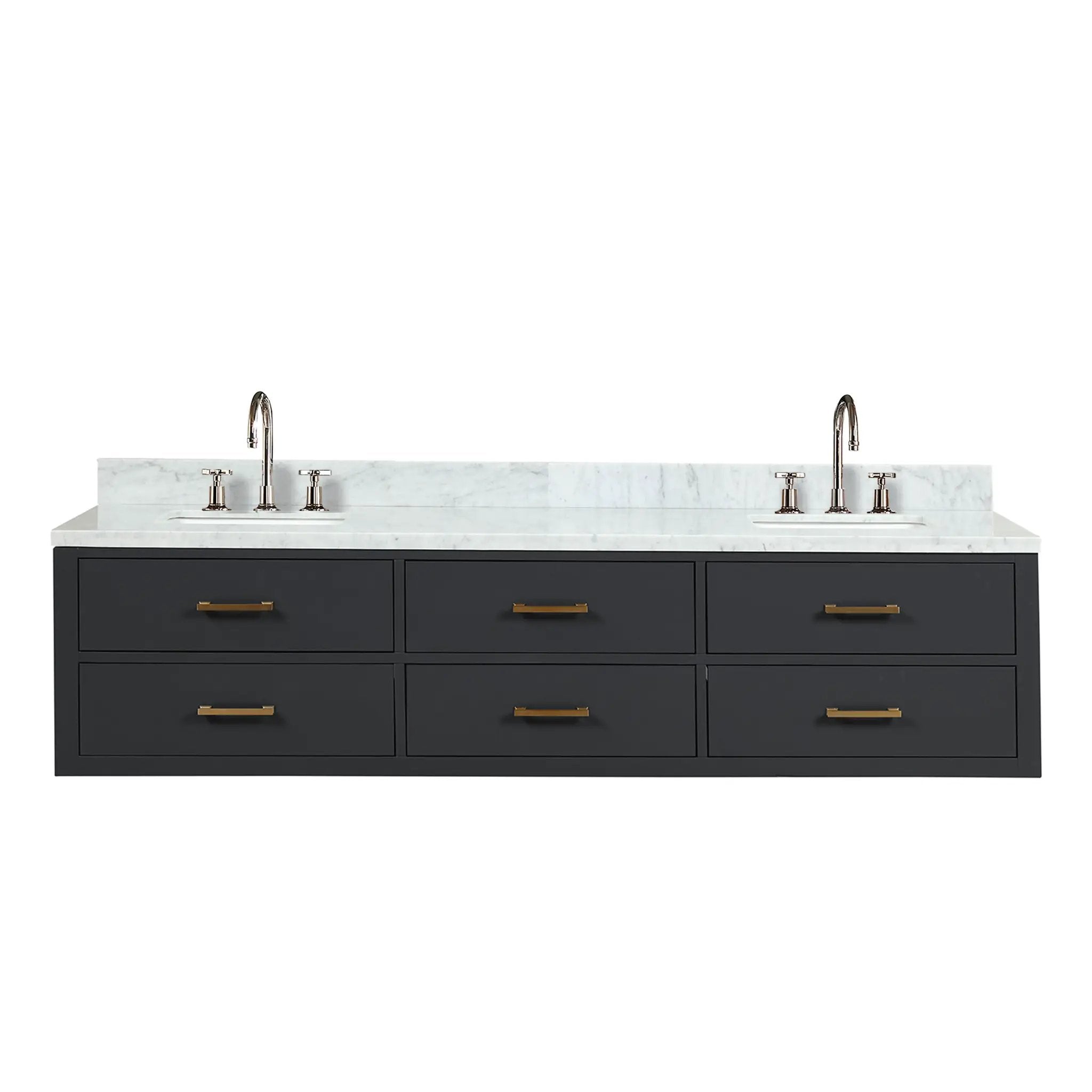 Lexora Castor 80 in W x 22 in D Double Bath Vanity by Lexora