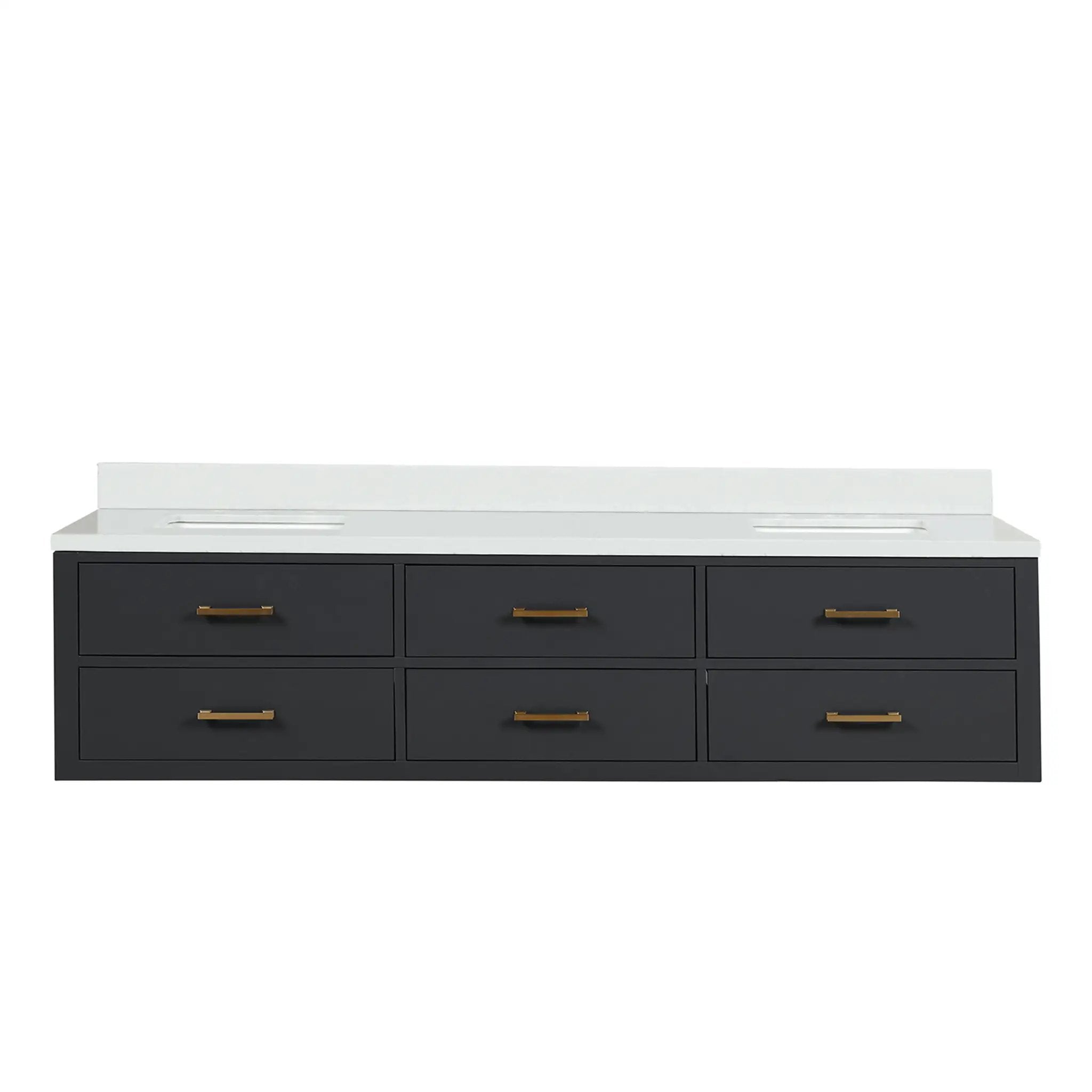Lexora Castor 80 in W x 22 in D Double Bath Vanity by Lexora
