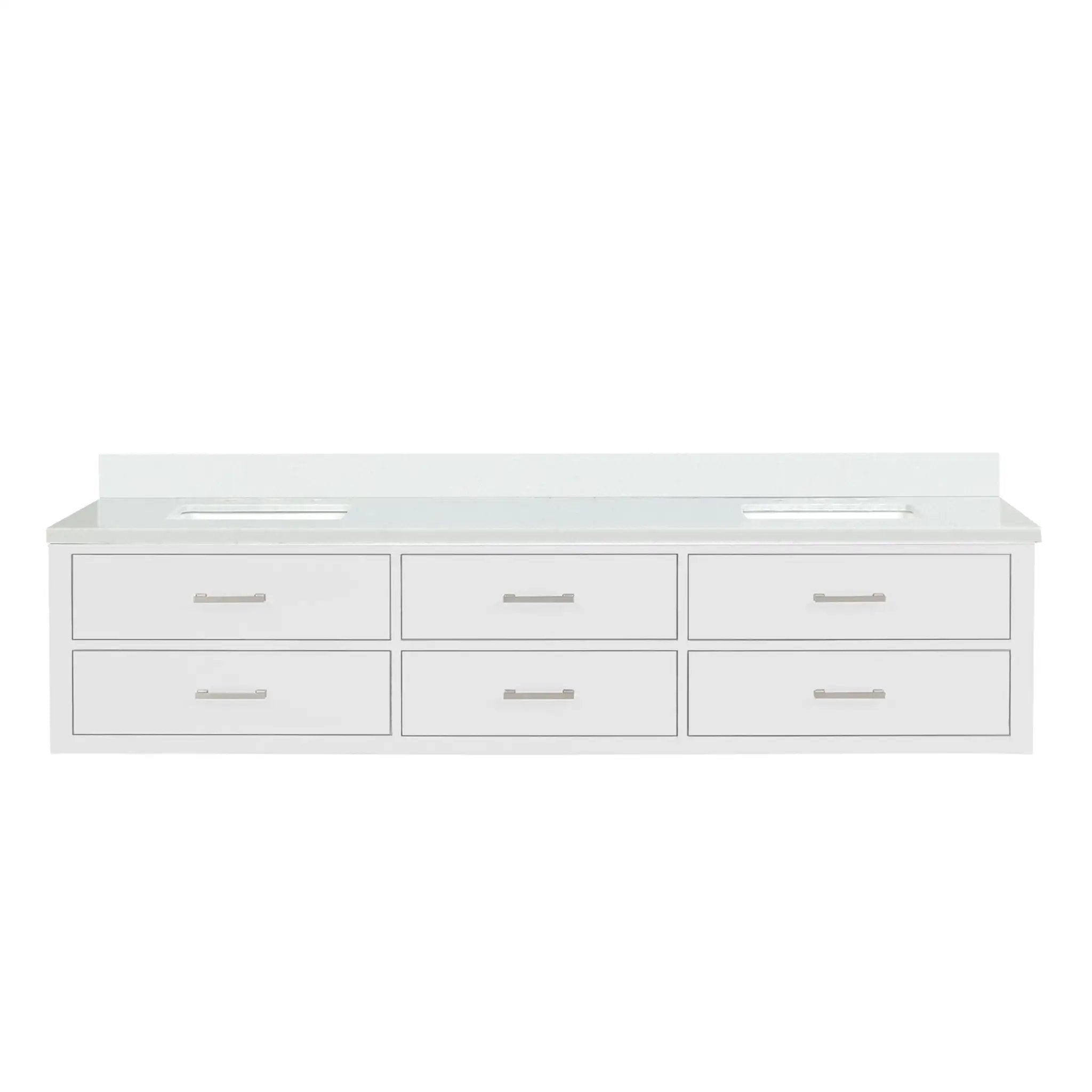 Lexora Castor 84 in W x 22 in D Double Bath Vanity by Lexora