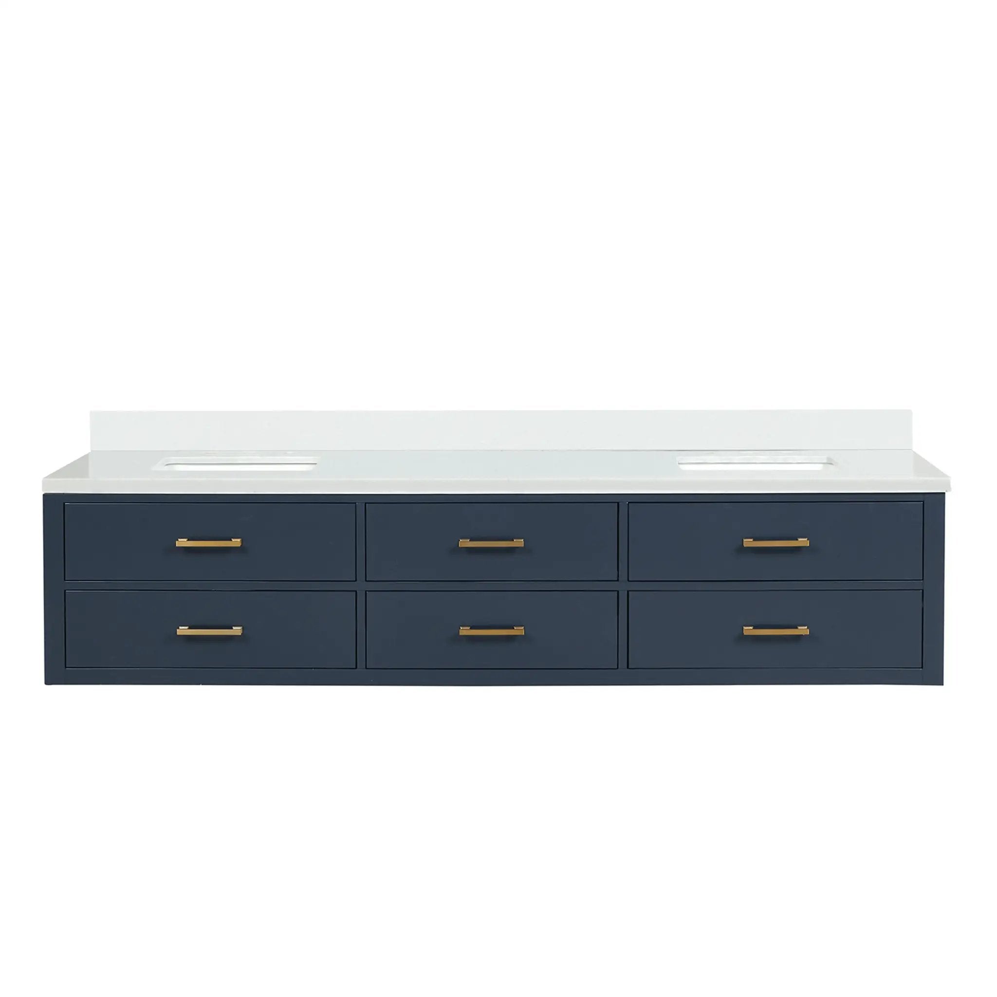 Lexora Castor 84 in W x 22 in D Double Bath Vanity by Lexora