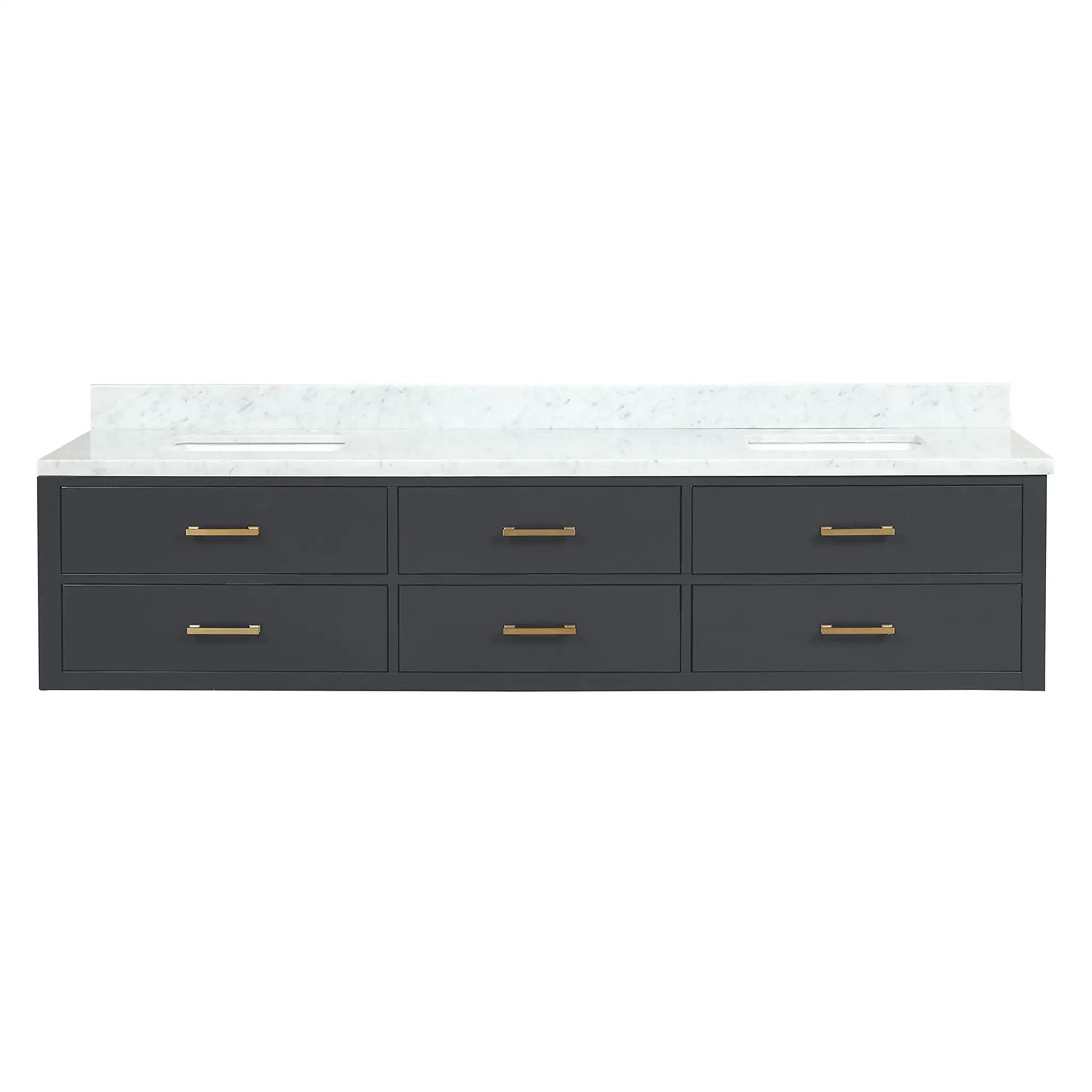 Lexora Castor 84 in W x 22 in D Double Bath Vanity by Lexora