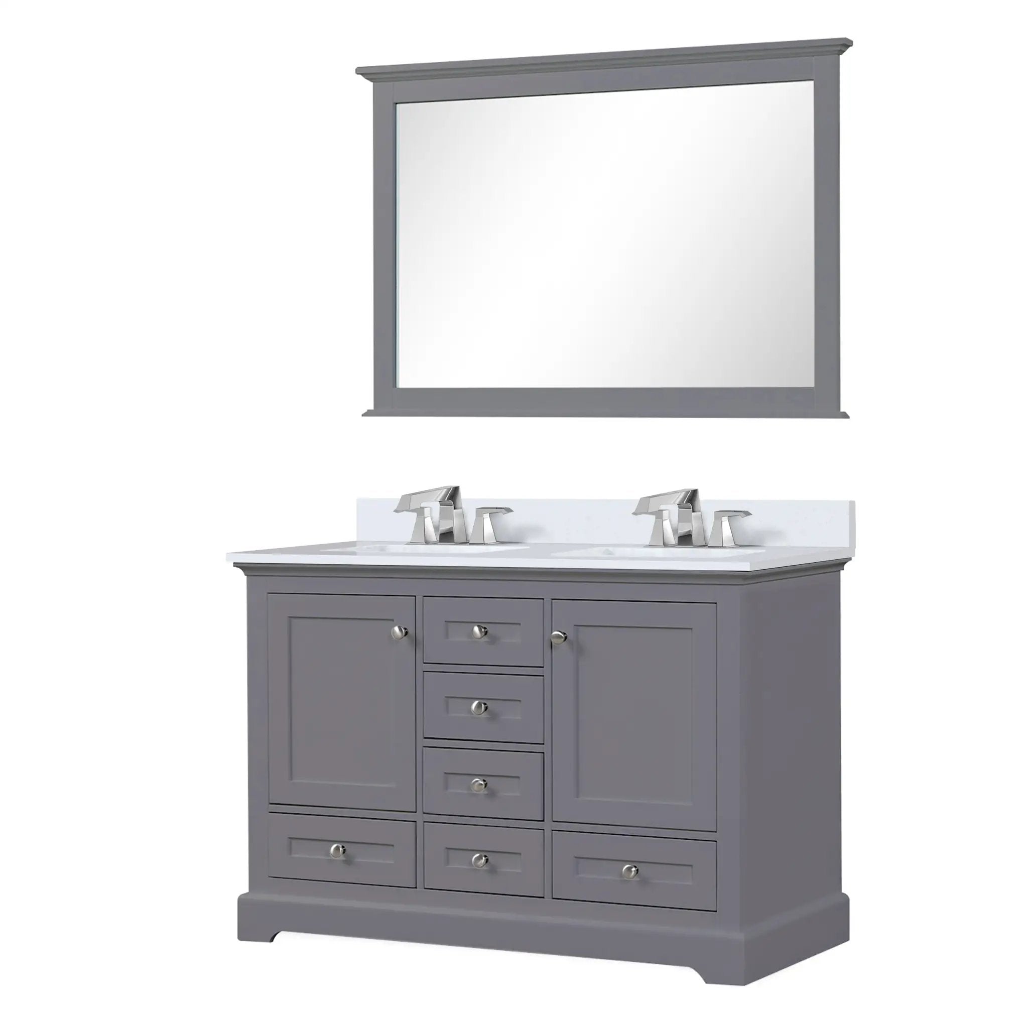 Lexora Dukes 48 in. W x 22 in. D Double Bath Vanity by Lexora