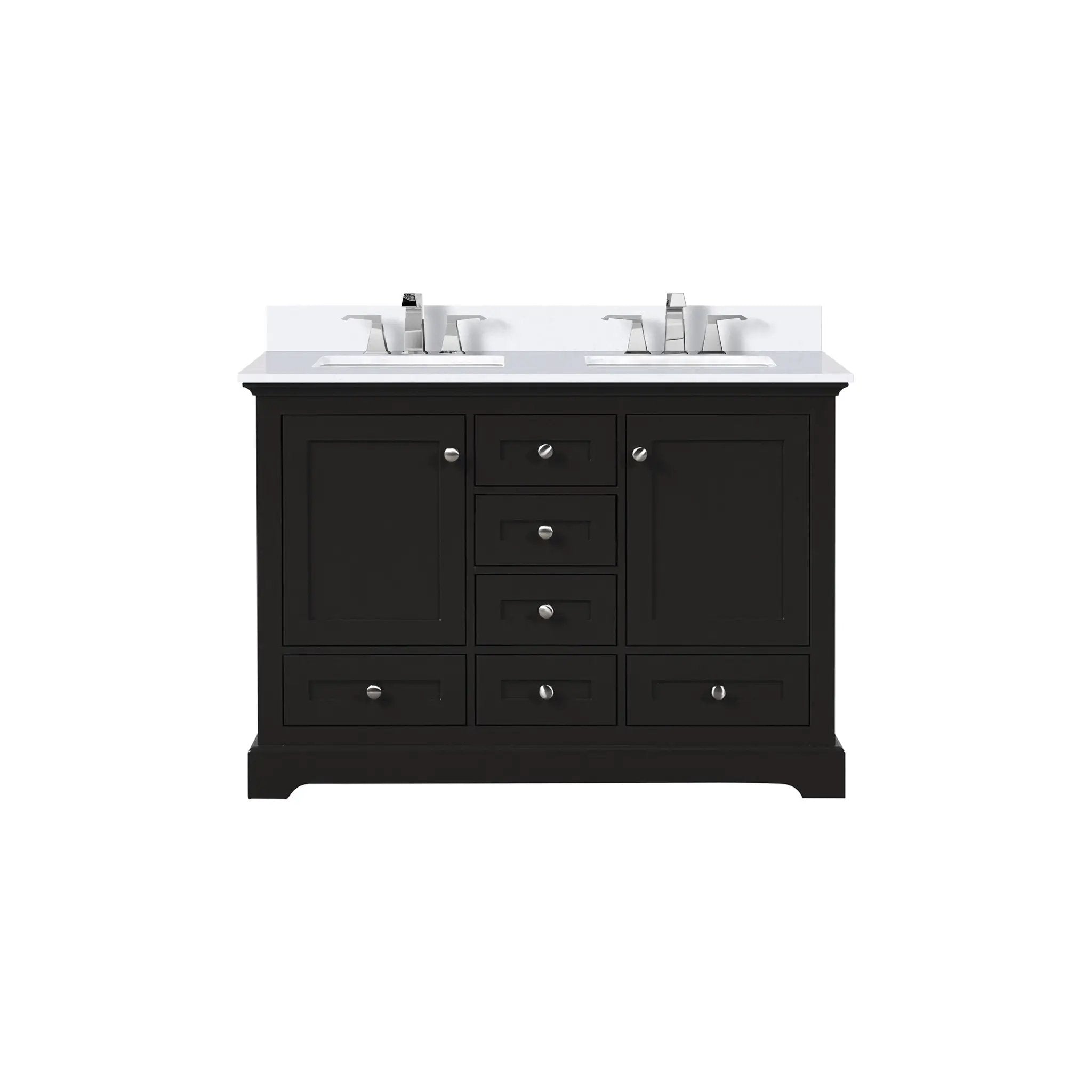 Lexora Dukes 48 in. W x 22 in. D Double Bath Vanity by Lexora