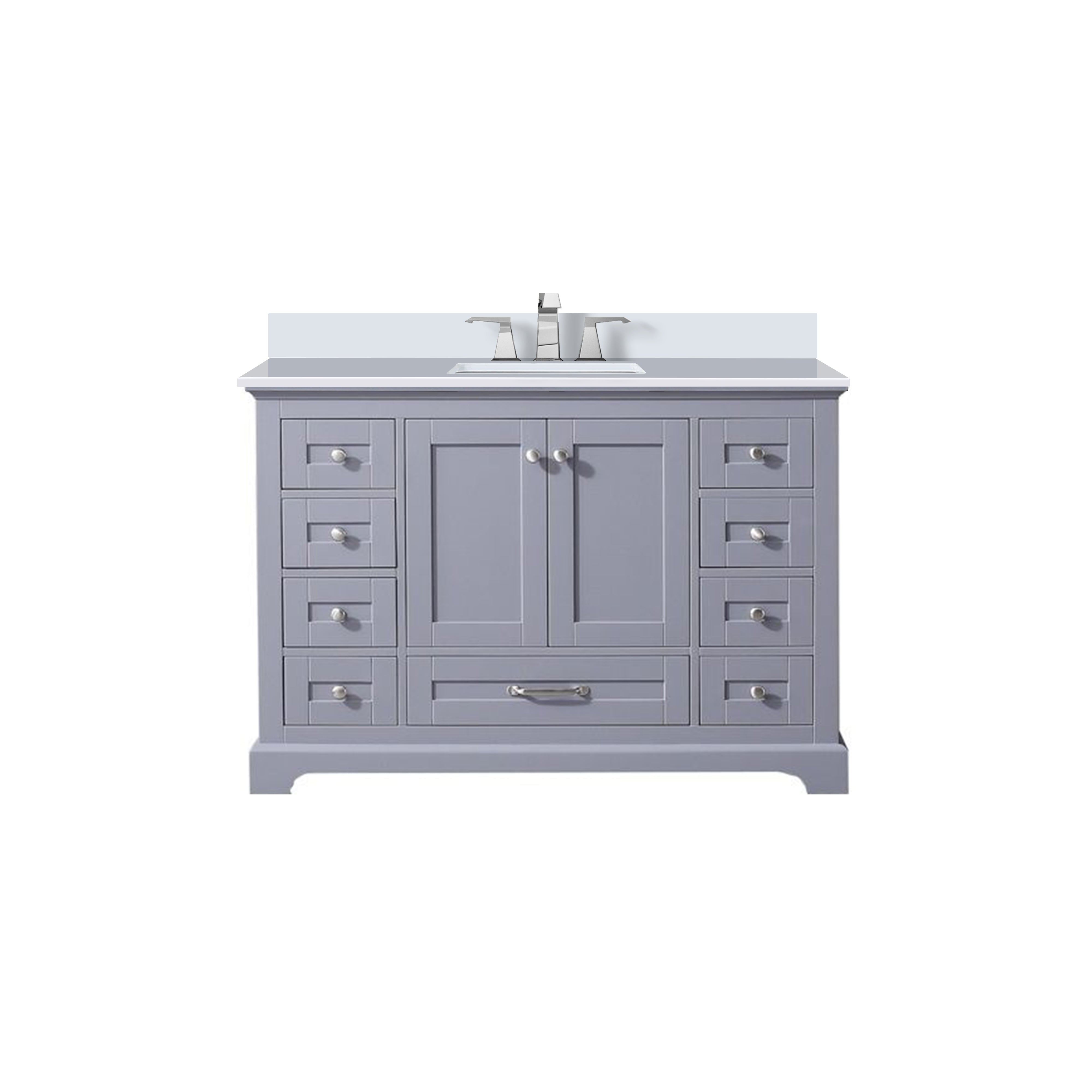 Lexora Dukes 48 in. W x 22 in. D Double Bath Vanity