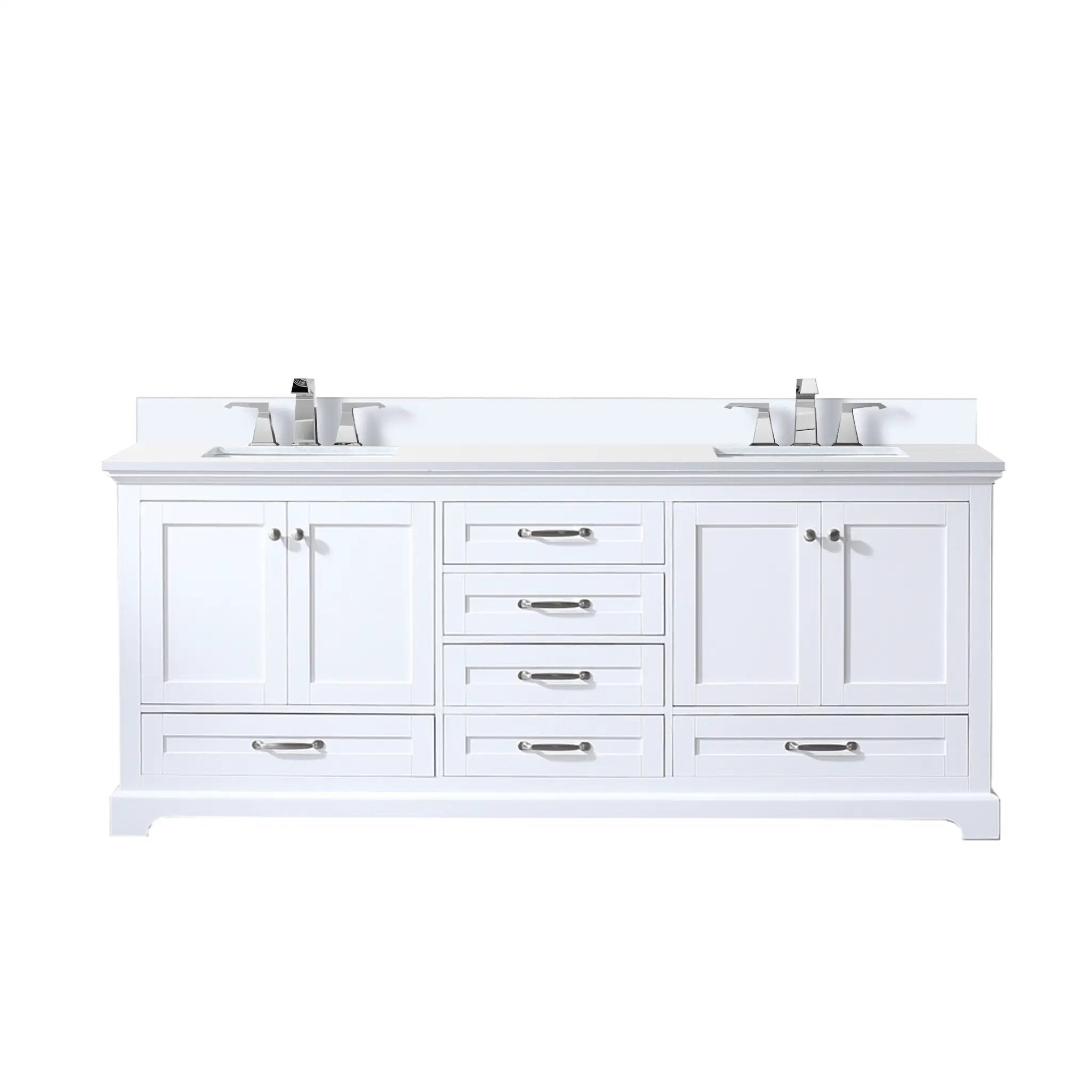 Lexora Dukes 80 in. W x 22 in. D Double Bath Vanity by Lexora