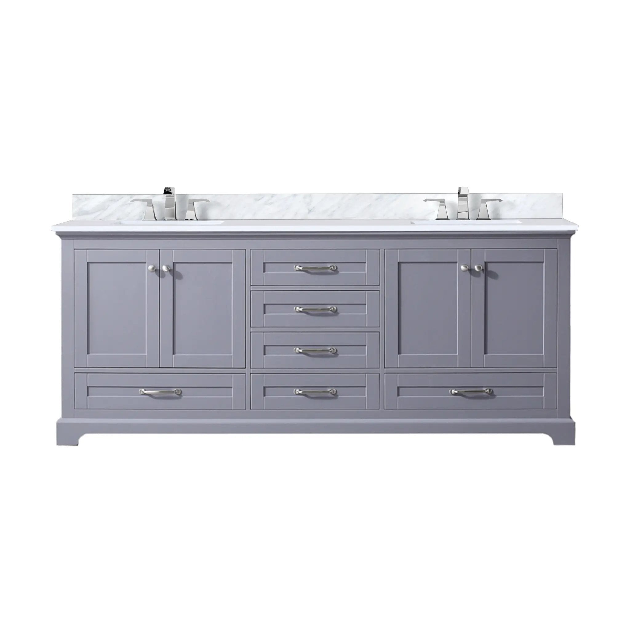 Lexora Dukes 80 in. W x 22 in. D Double Bath Vanity by Lexora