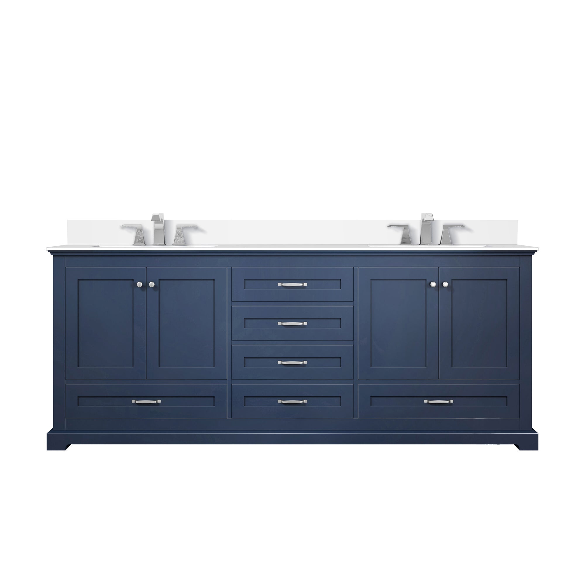 Lexora Dukes 80 in. W x 22 in. D Double Bath Vanity