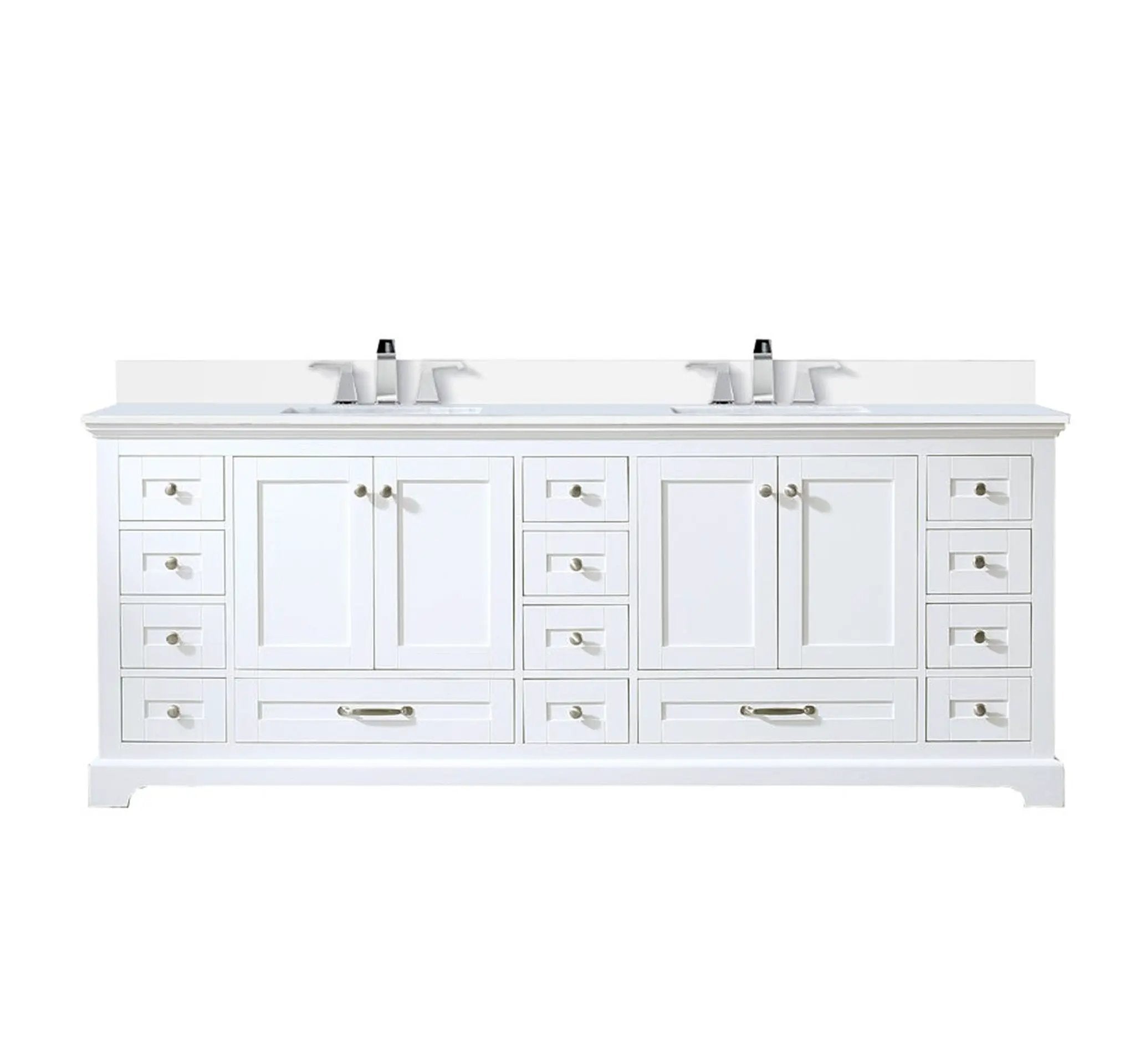 Lexora Dukes 84 in. W x 22 in. D Double Bath Vanity by Lexora