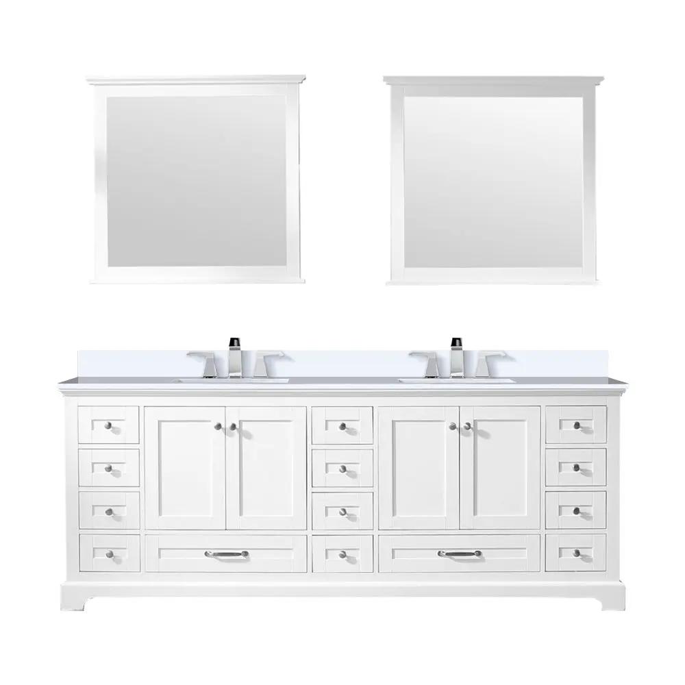 Lexora Dukes 84 in. W x 22 in. D Double Bath Vanity by Lexora