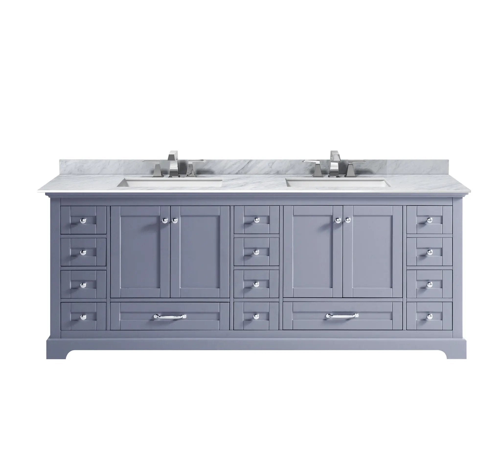 Lexora Dukes 84 in. W x 22 in. D Double Bath Vanity by Lexora