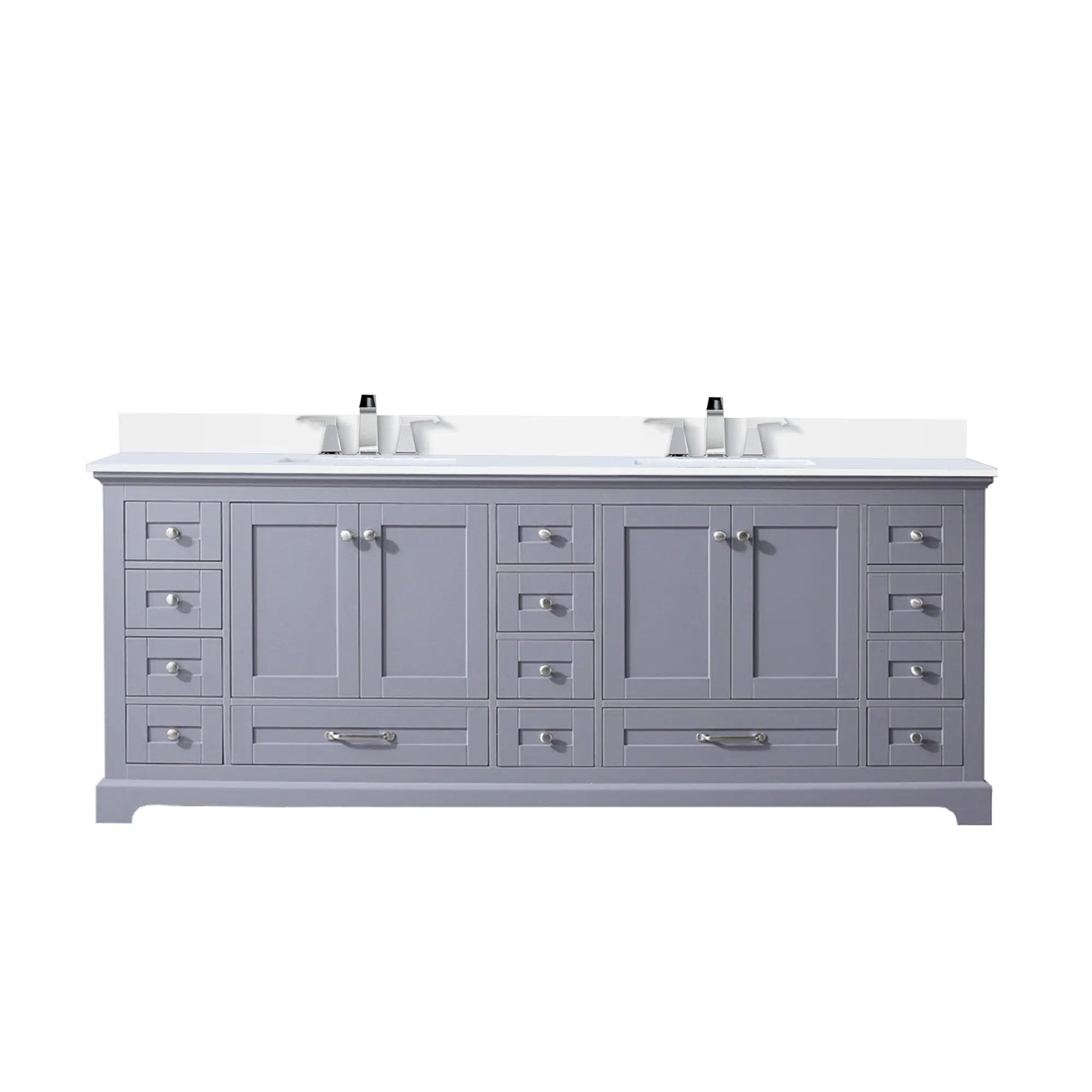 Lexora Dukes 84 in. W x 22 in. D Double Bath Vanity by Lexora