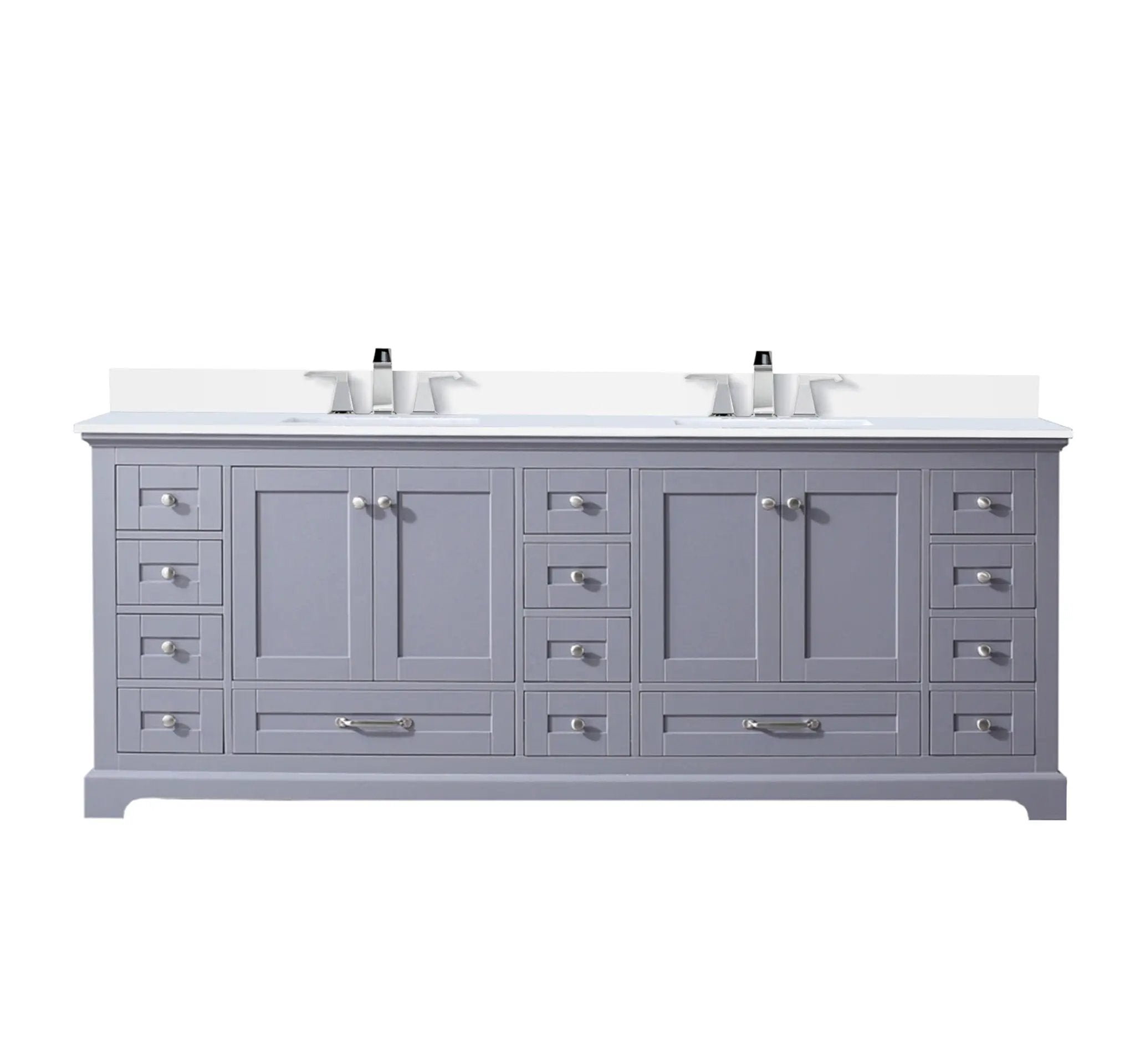 Lexora Dukes 84 in. W x 22 in. D Double Bath Vanity by Lexora