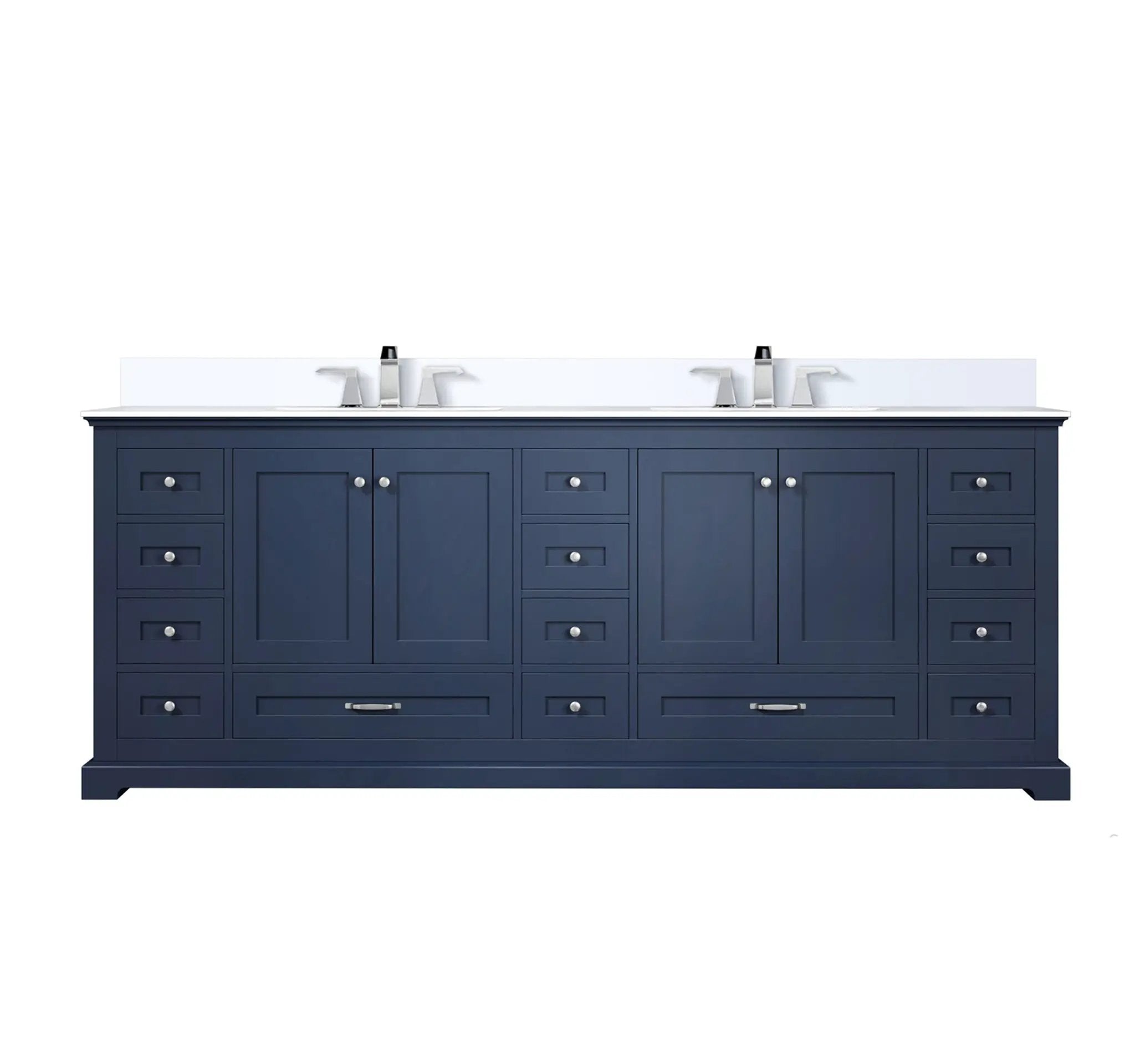 Lexora Dukes 84 in. W x 22 in. D Double Bath Vanity by Lexora