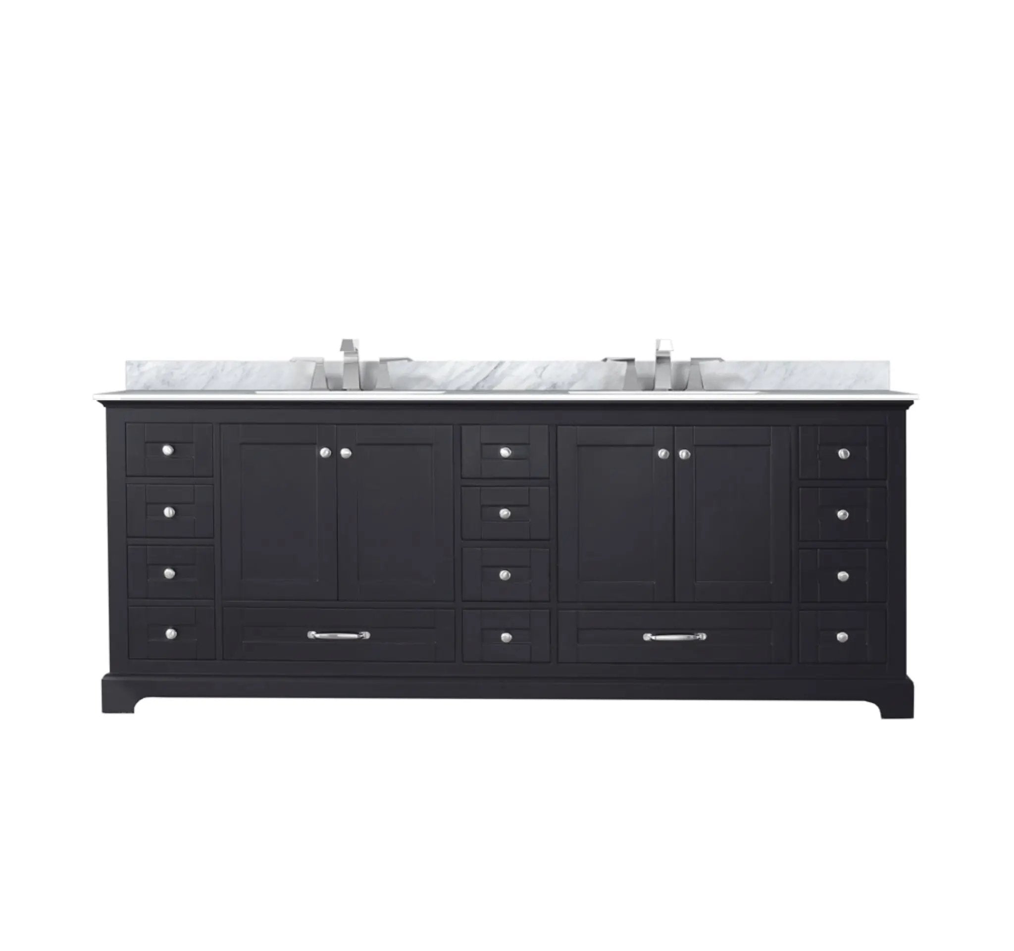Lexora Dukes 84 in. W x 22 in. D Double Bath Vanity by Lexora