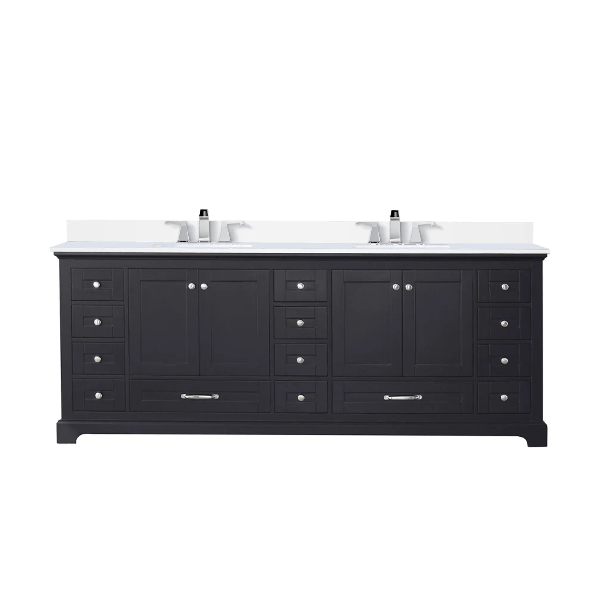 Lexora Dukes 84 in. W x 22 in. D Double Bath Vanity by Lexora