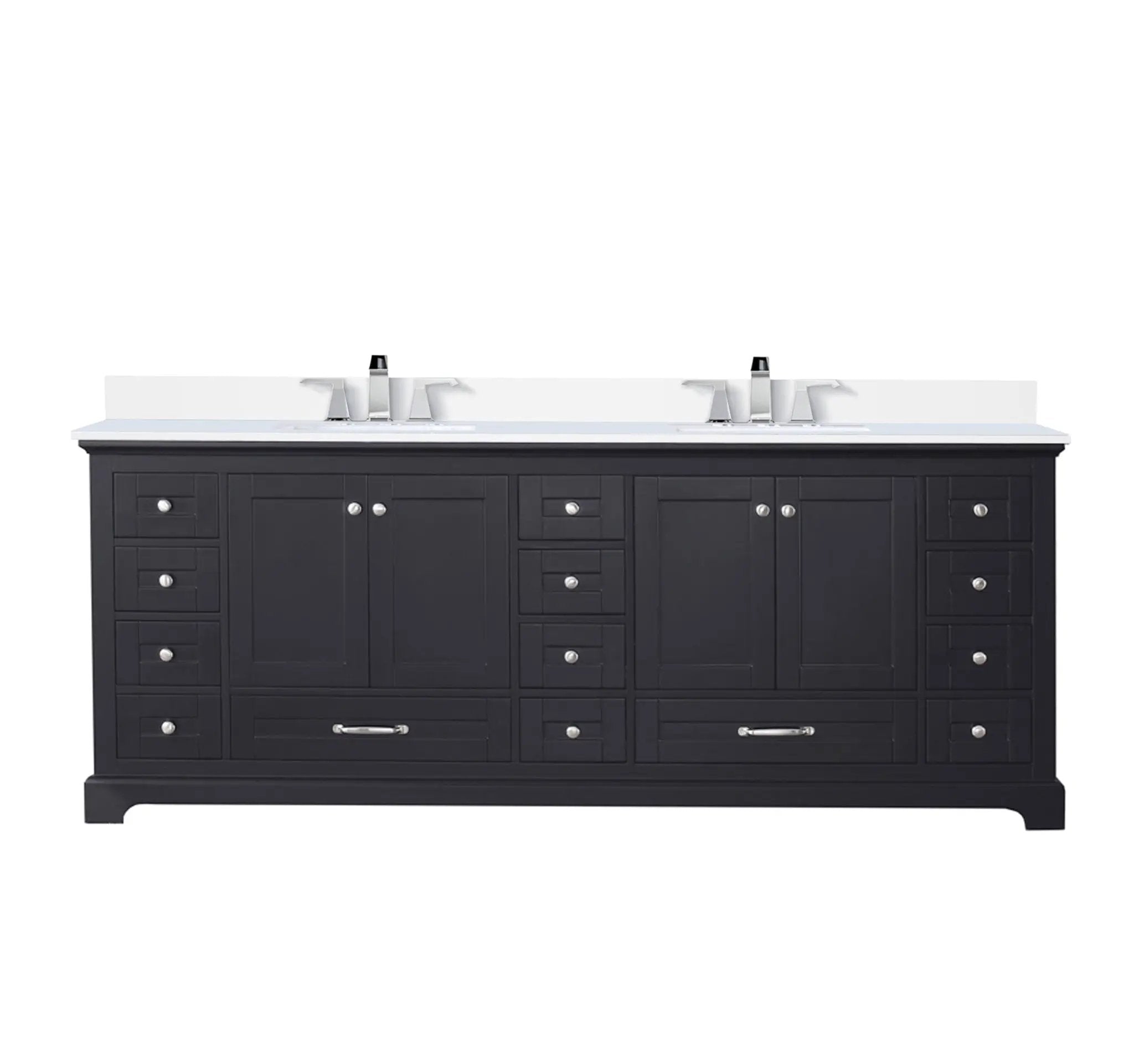 Lexora Dukes 84 in. W x 22 in. D Double Bath Vanity by Lexora