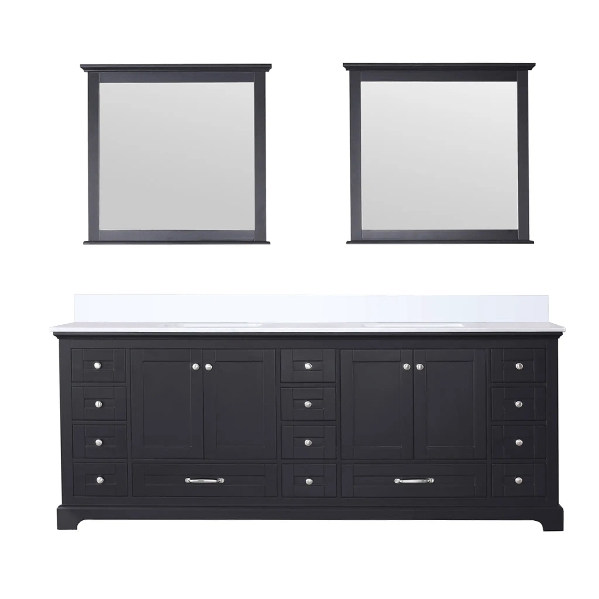 Lexora Dukes 84 in. W x 22 in. D Double Bath Vanity by Lexora