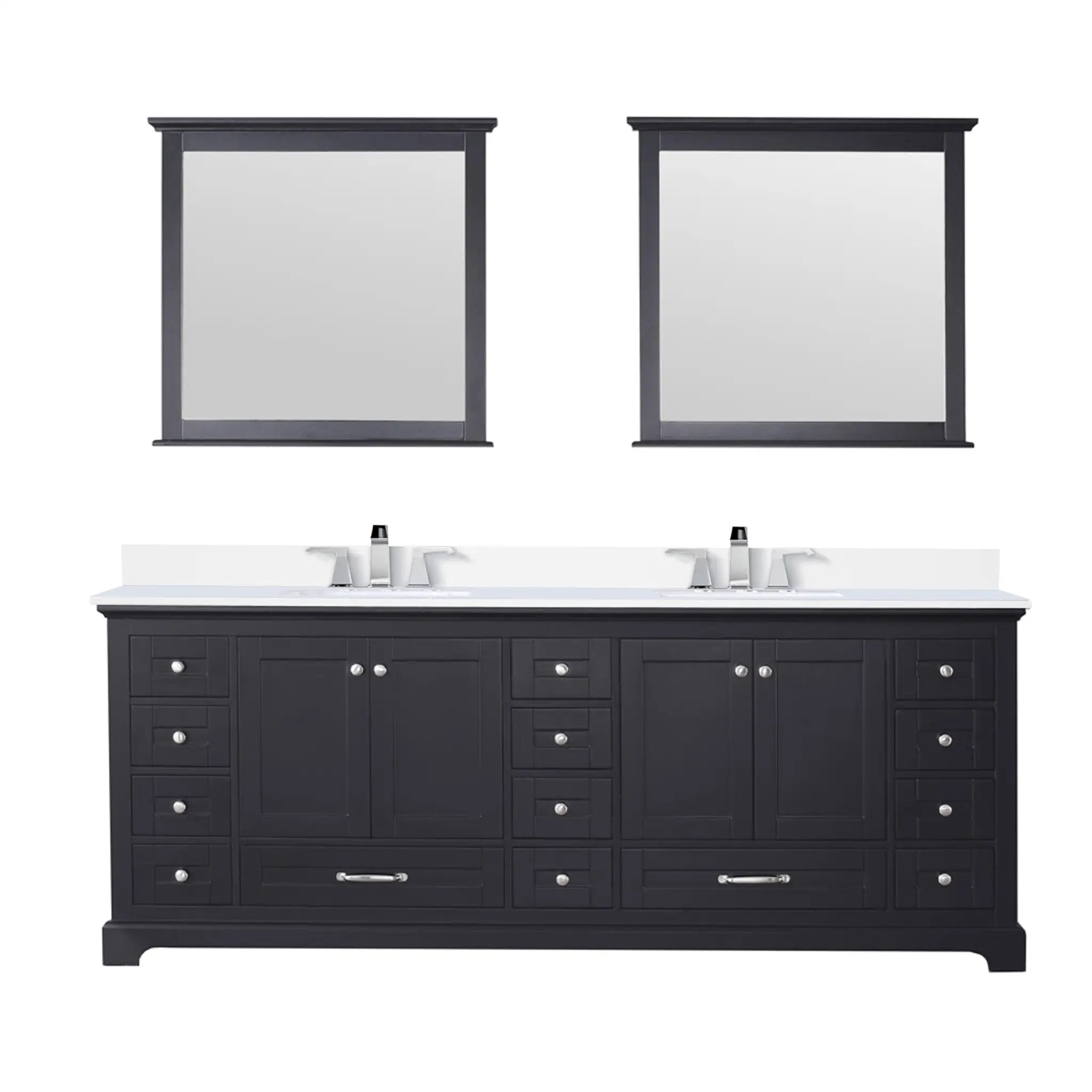 Lexora Dukes 84 in. W x 22 in. D Double Bath Vanity by Lexora