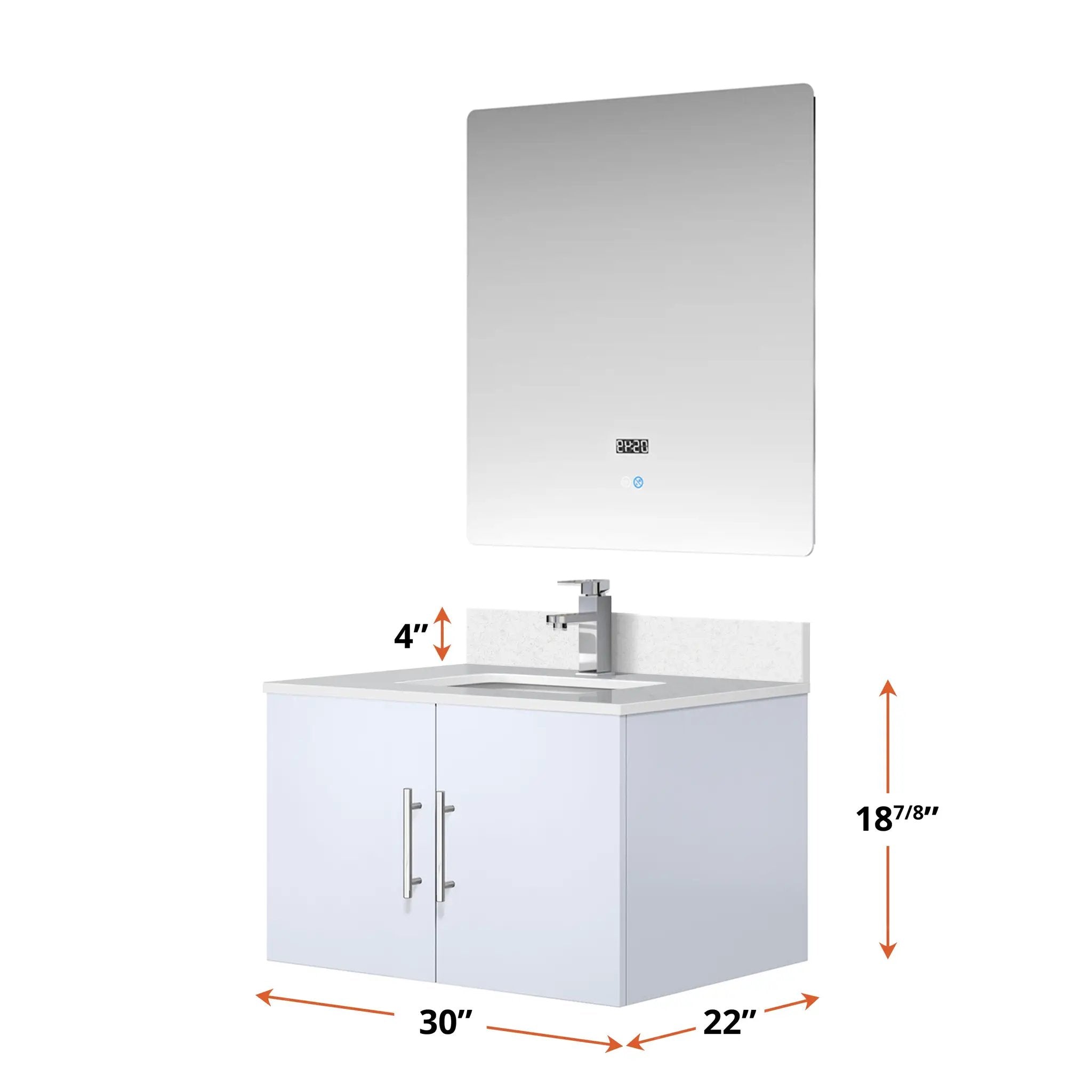 Lexora Geneva 30 in. W x 22 in. D Bath Vanity by Lexora