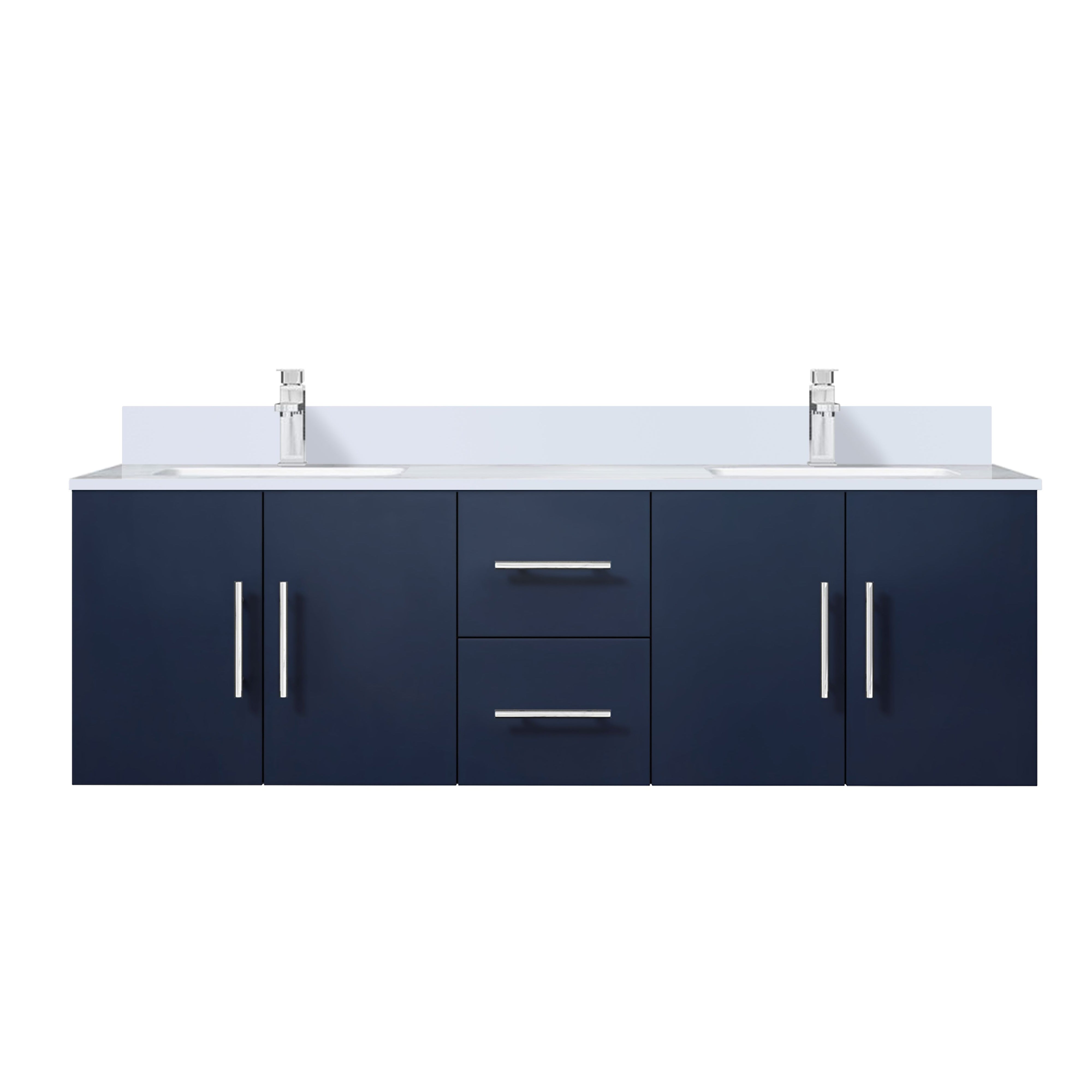 Lexora Geneva 60 in. W x 22 in. D Double Bath Vanity