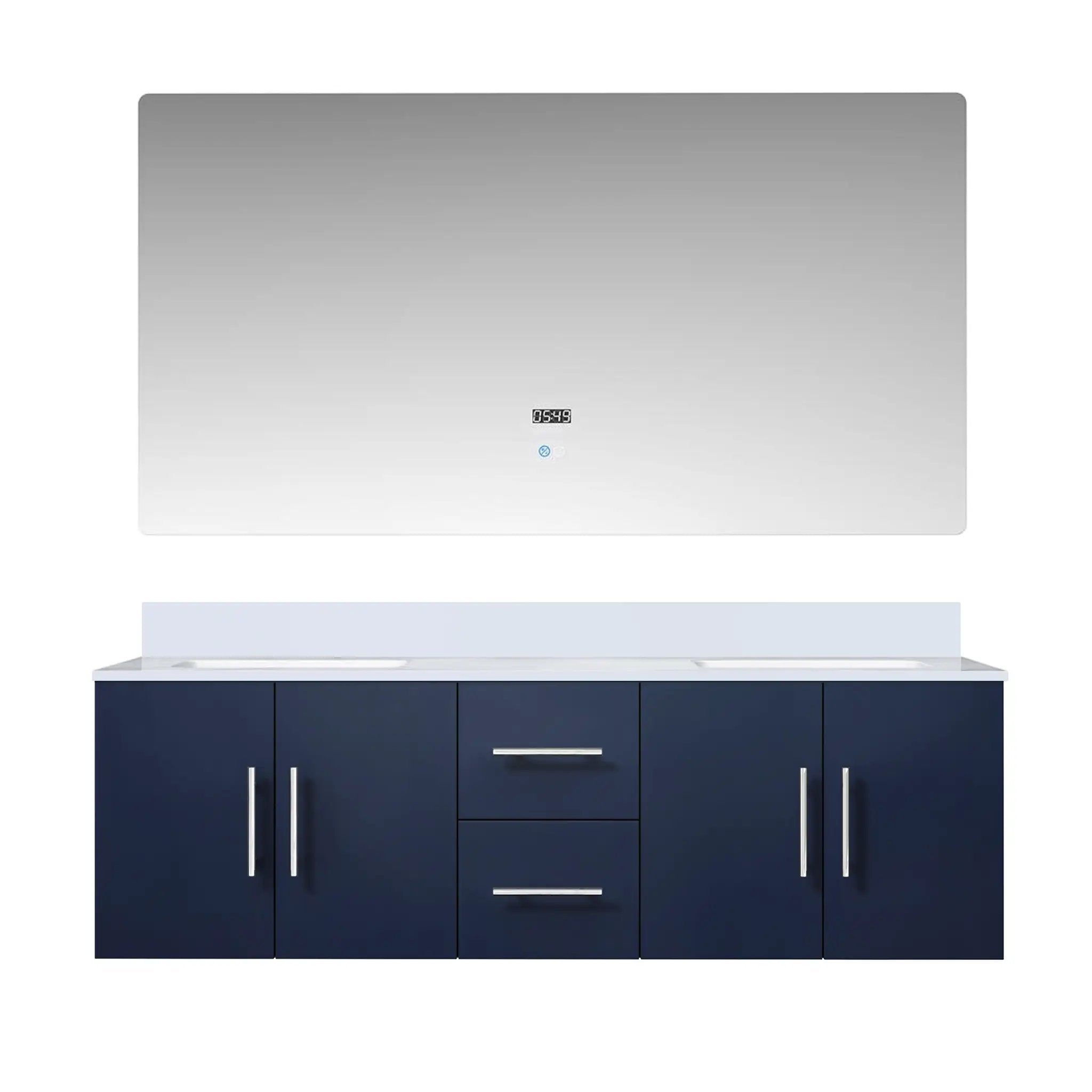 Lexora Geneva 60 in. W x 22 in. D Double Bath Vanity by Lexora