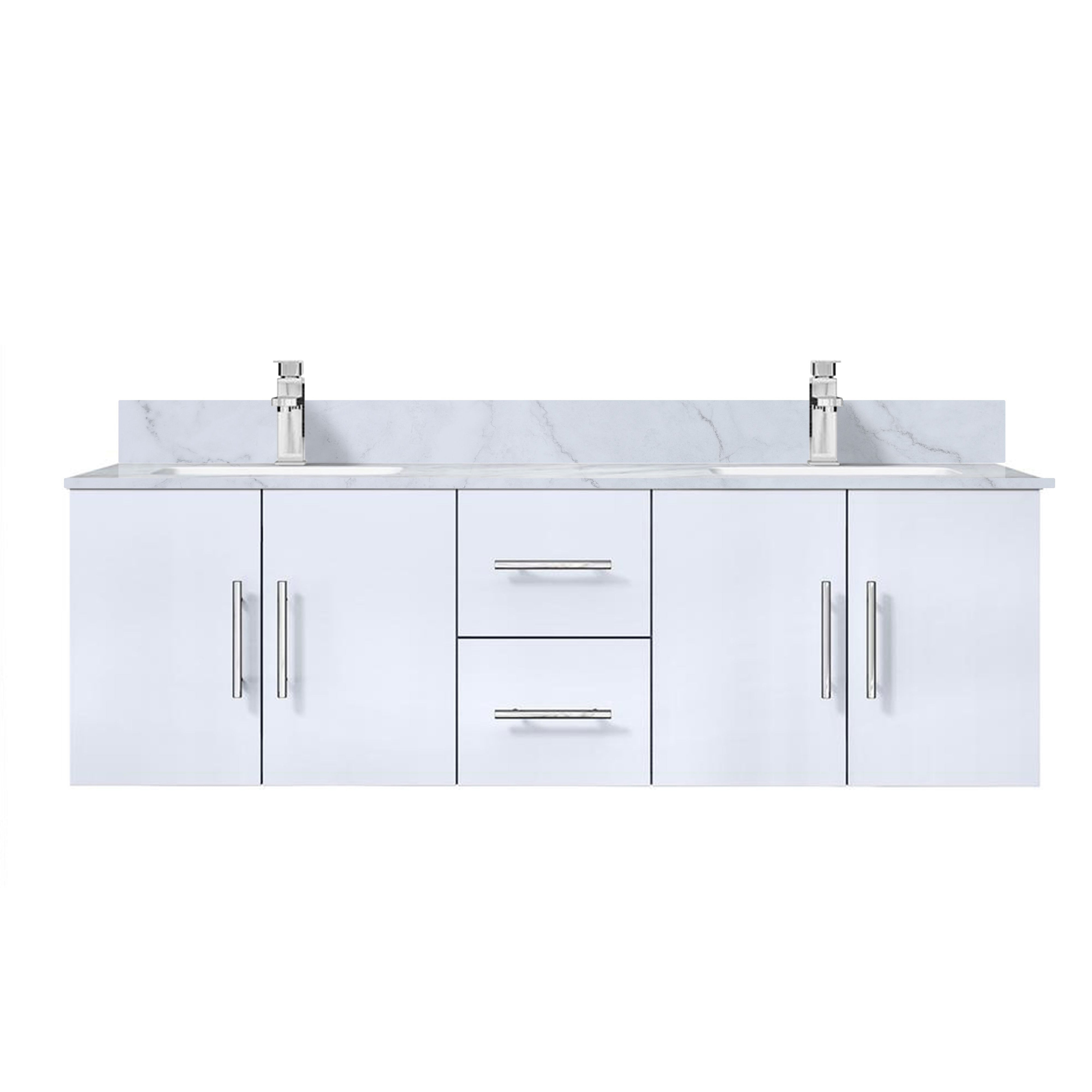 Lexora Geneva 60 in. W x 22 in. D Double Bath Vanity