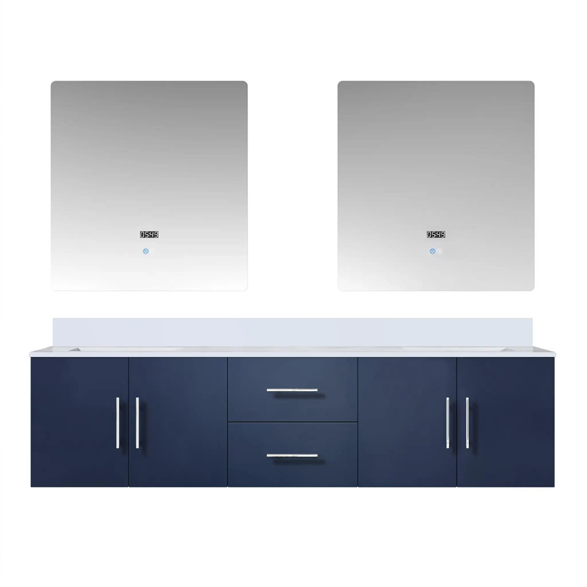 Lexora Geneva 72 in. W x 22 in. D Double Bath Vanity by Lexora