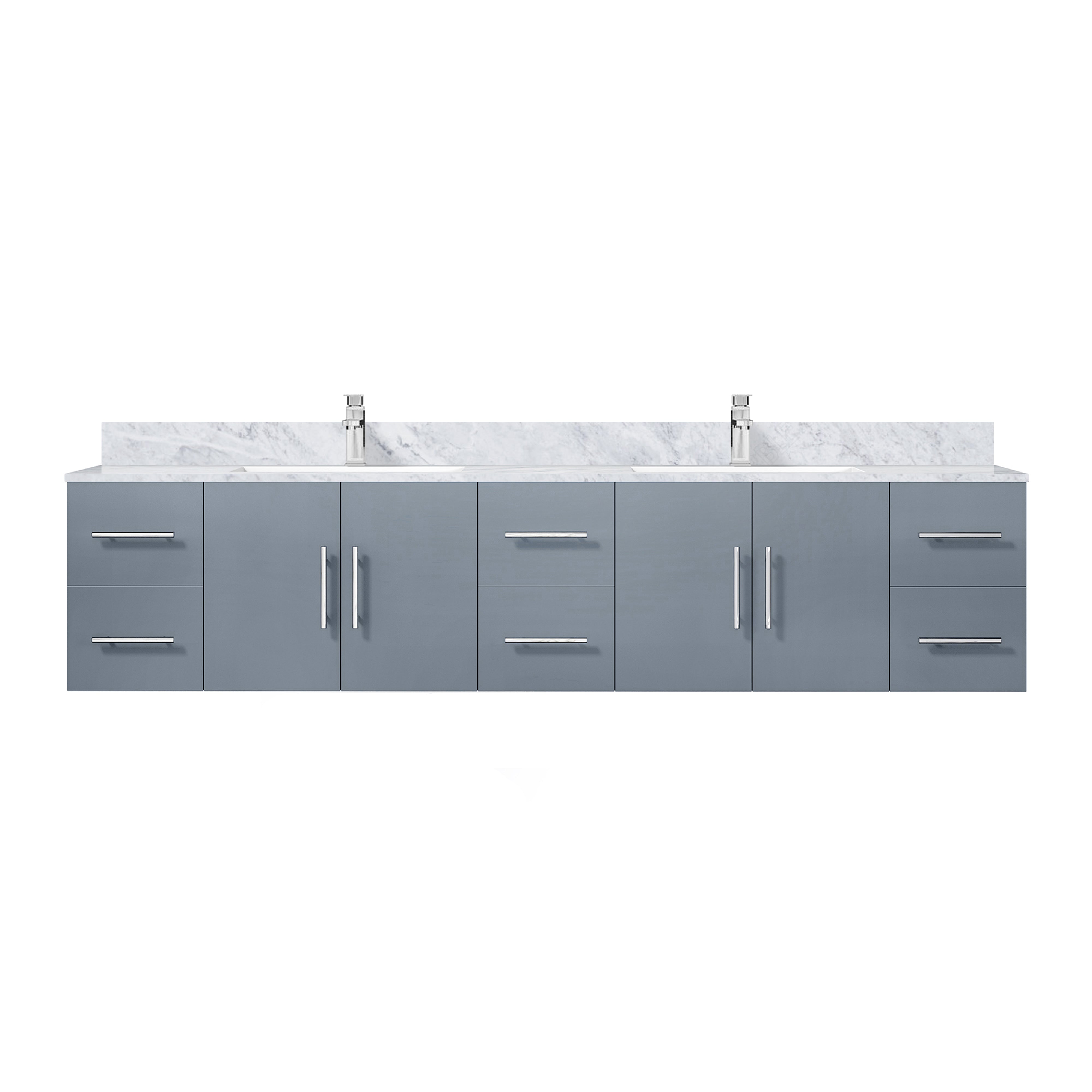 Lexora Geneva 84 in. W x 22 in. D Double Bath Vanity