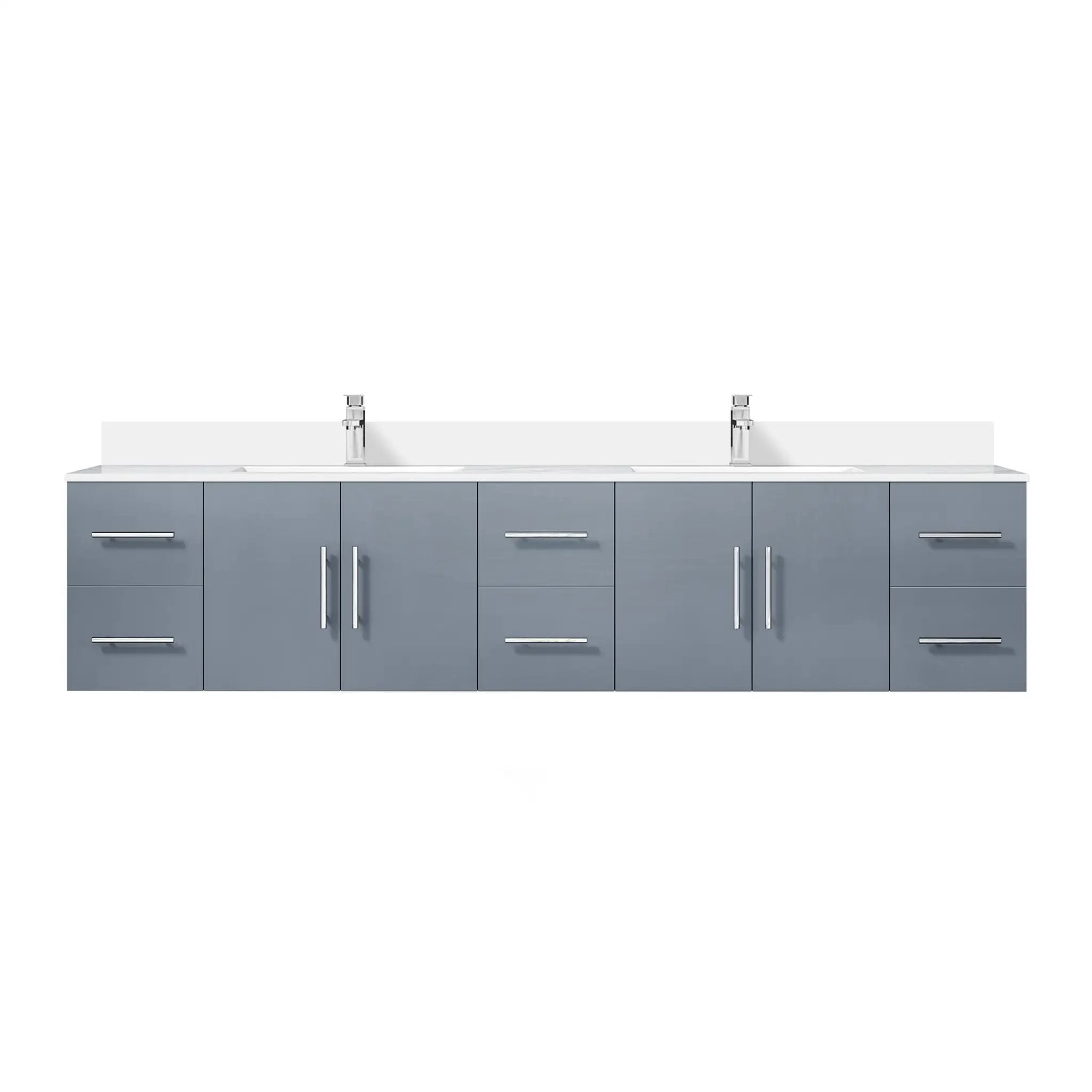 Lexora Geneva 84 in. W x 22 in. D Double Bath Vanity by Lexora
