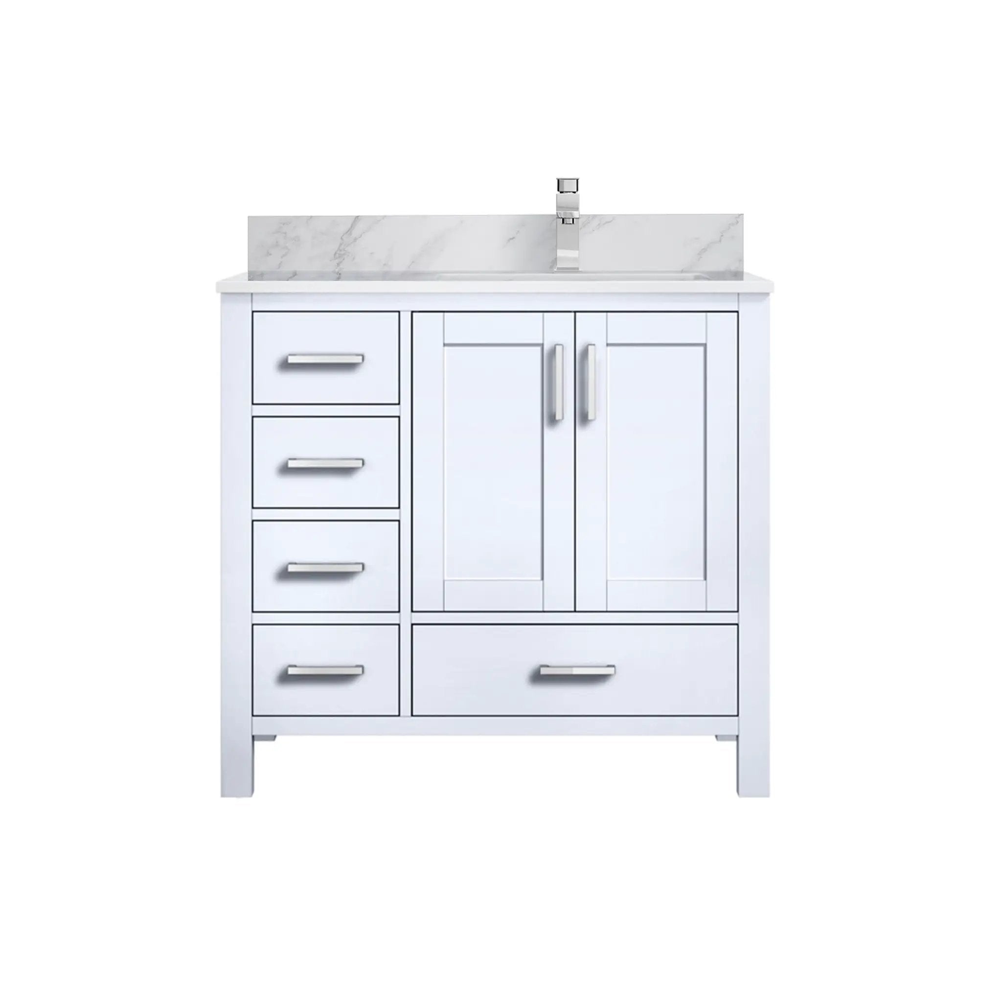 Lexora Jacques 36 in. W x 22 in. D Right Offset Bath Vanity by Lexora