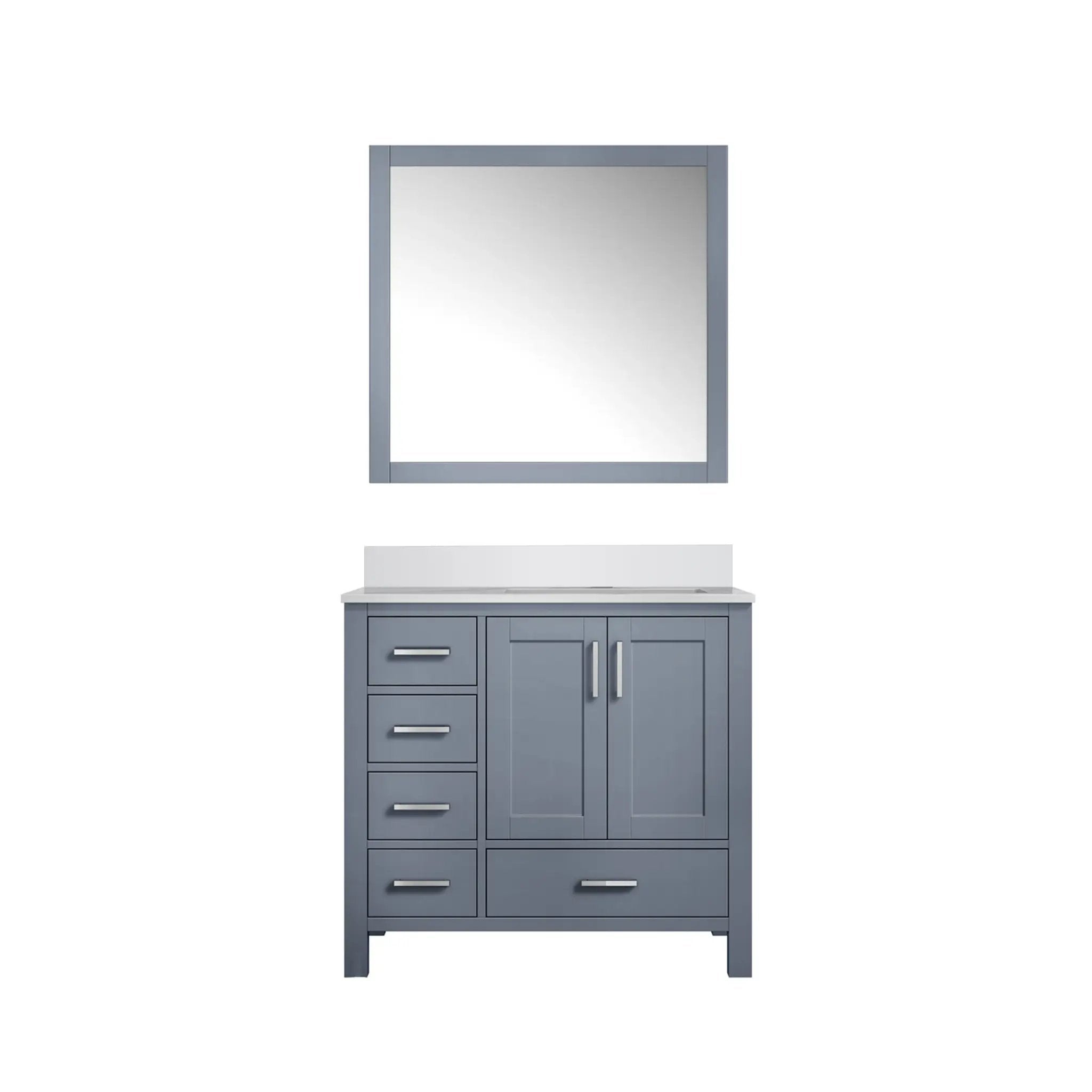 Lexora Jacques 36 in. W x 22 in. D Right Offset Bath Vanity by Lexora