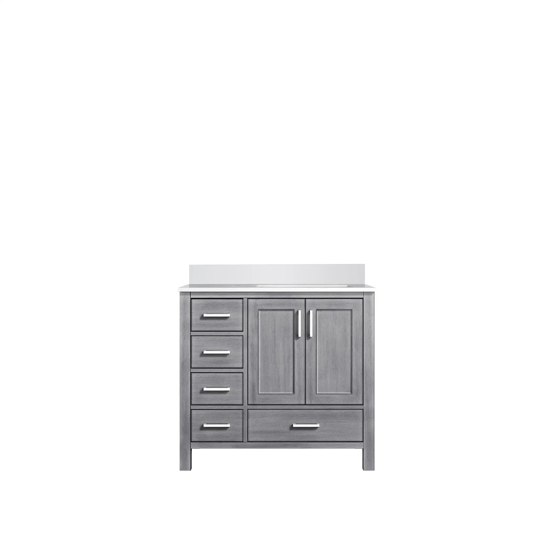 Lexora Jacques 36 in. W x 22 in. D Right Offset Bath Vanity by Lexora