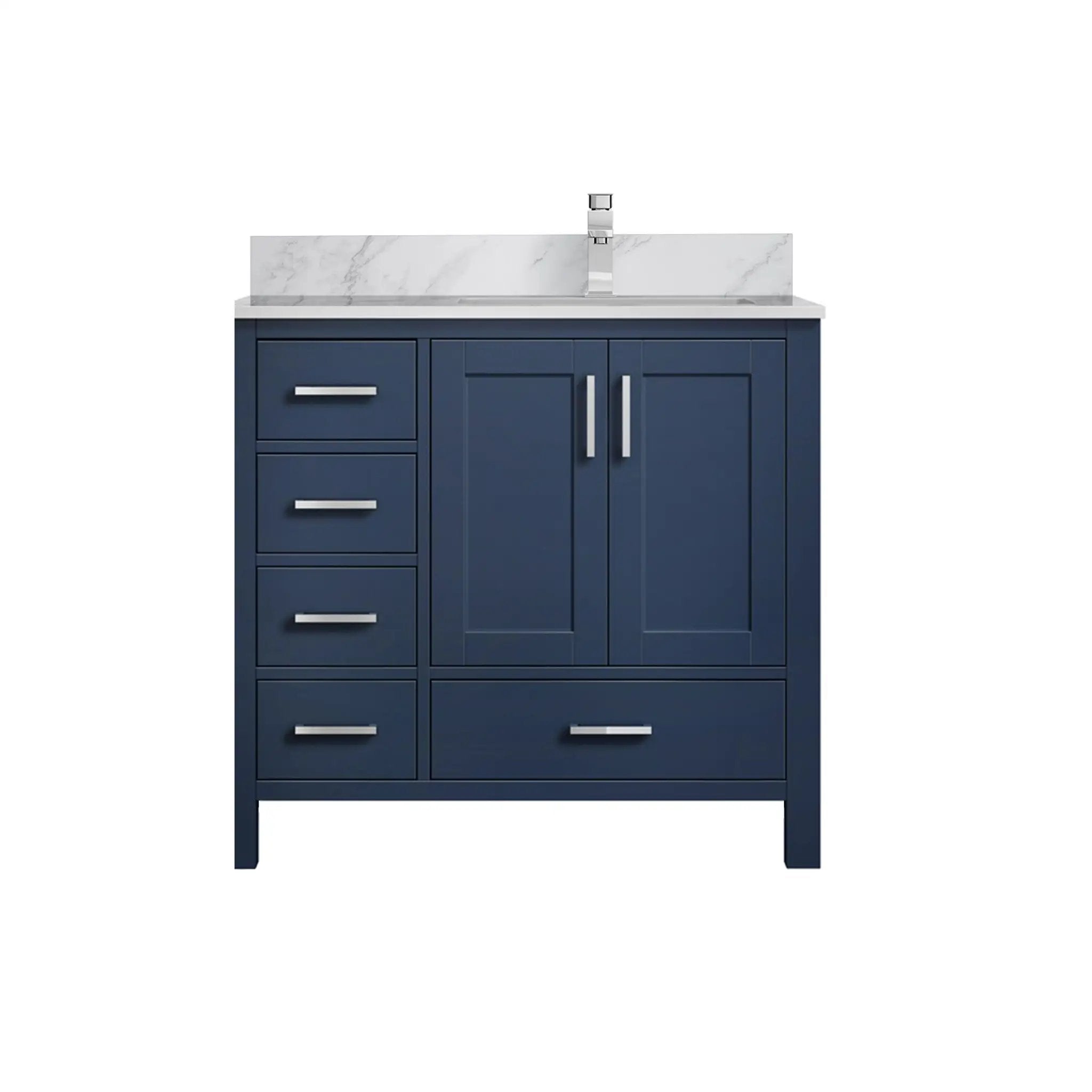 Lexora Jacques 36 in. W x 22 in. D Right Offset Bath Vanity by Lexora