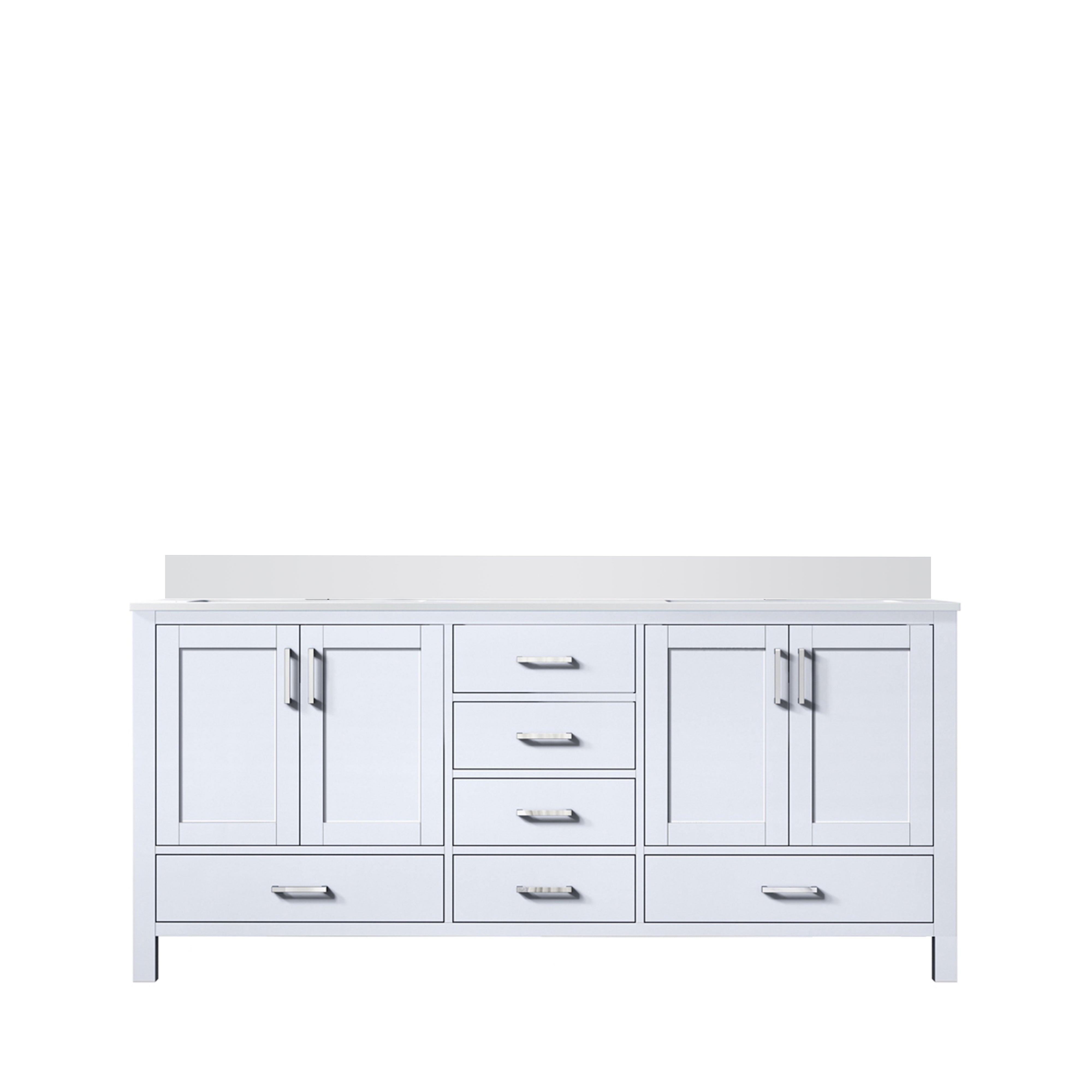 Lexora Jacques 72 in. W x 22 in. D Double Bath Vanity