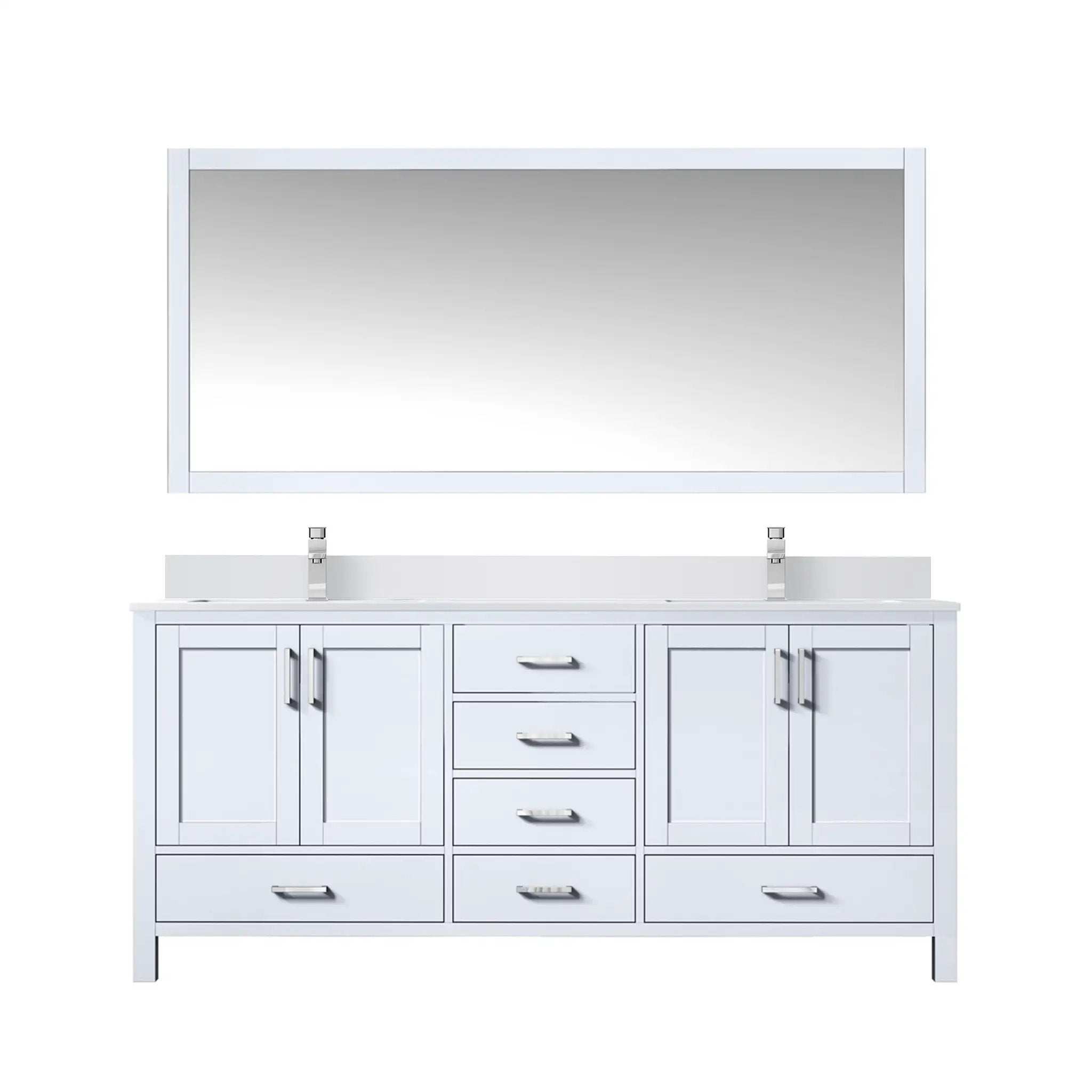 Lexora Jacques 72 in. W x 22 in. D Double Bath Vanity by Lexora