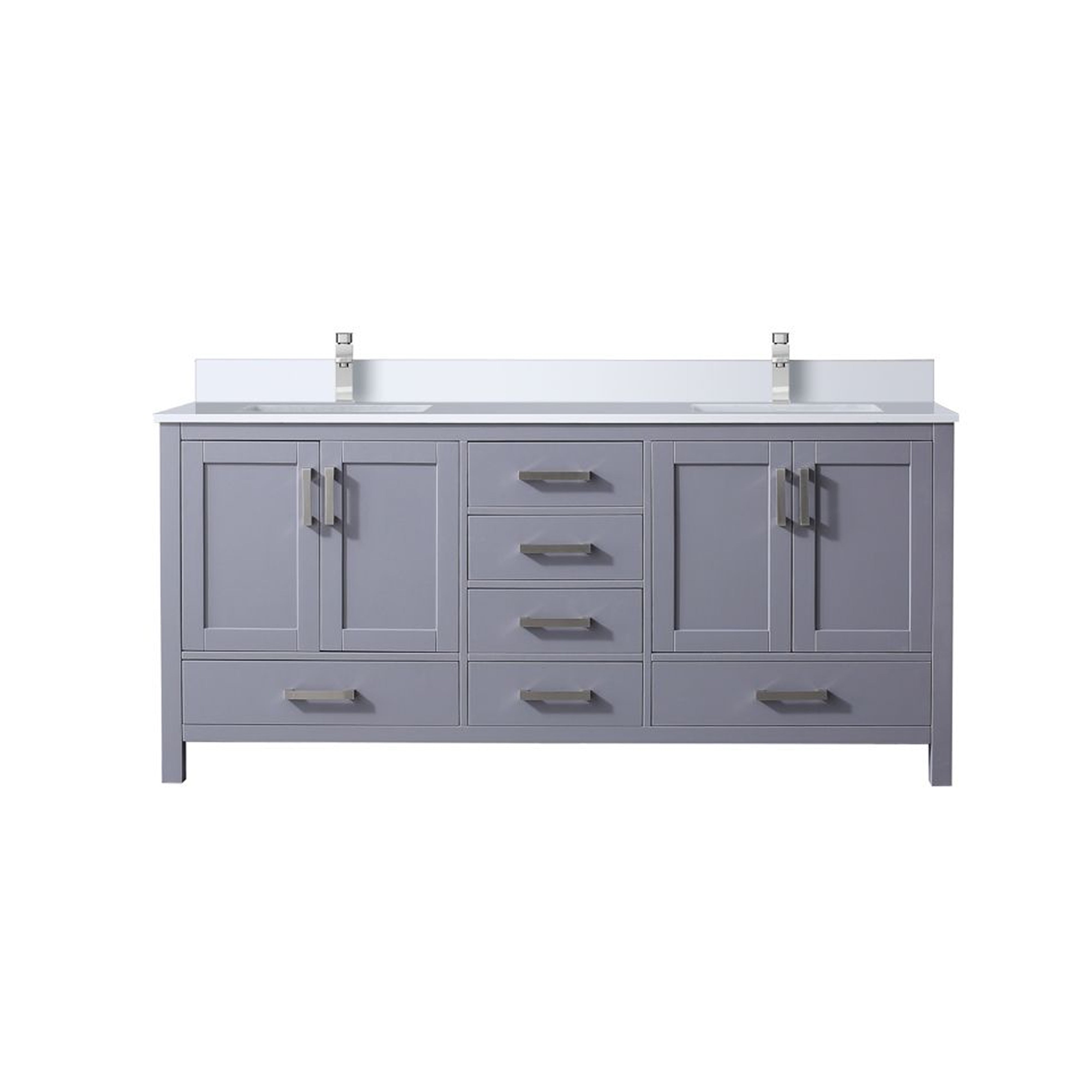 Lexora Jacques 72 in. W x 22 in. D Double Bath Vanity