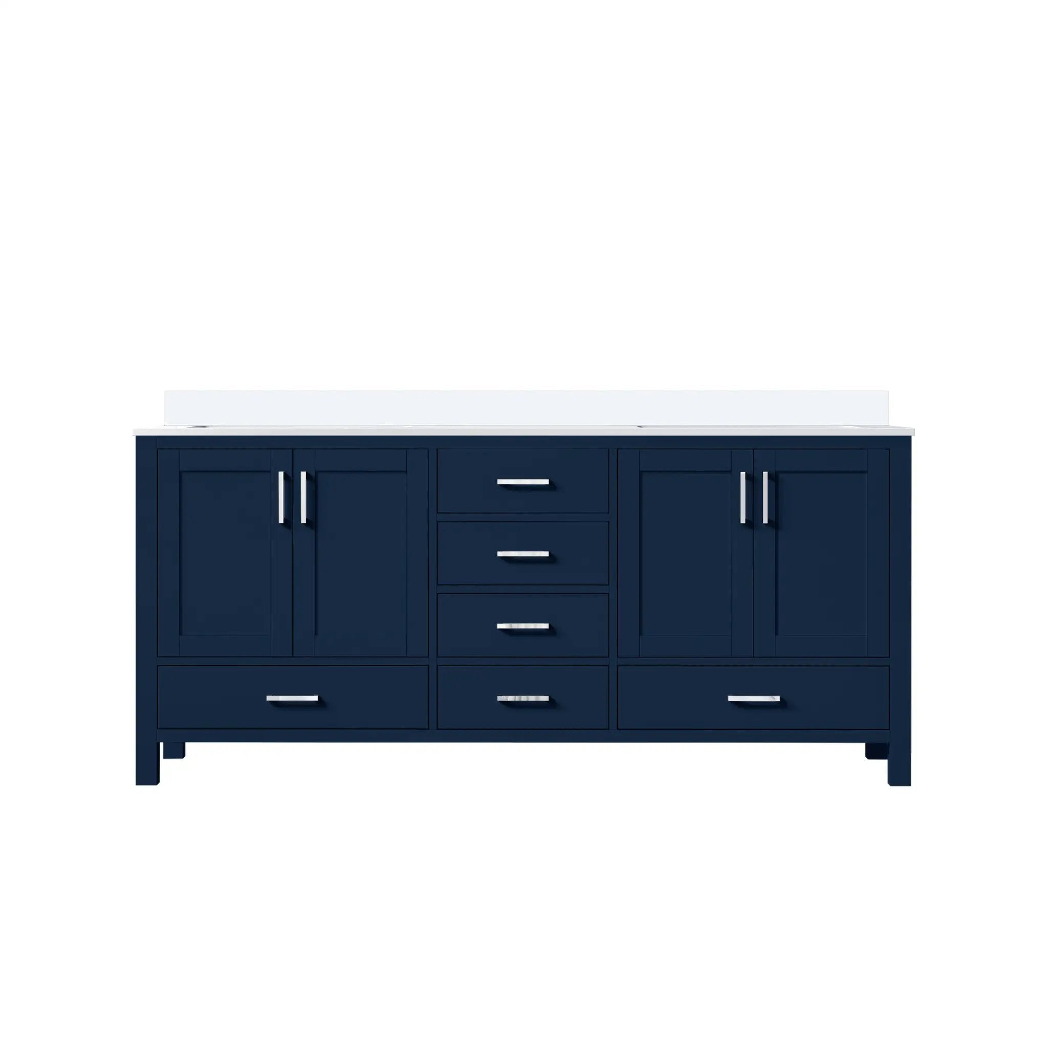Lexora Jacques 72 in. W x 22 in. D Double Bath Vanity by Lexora