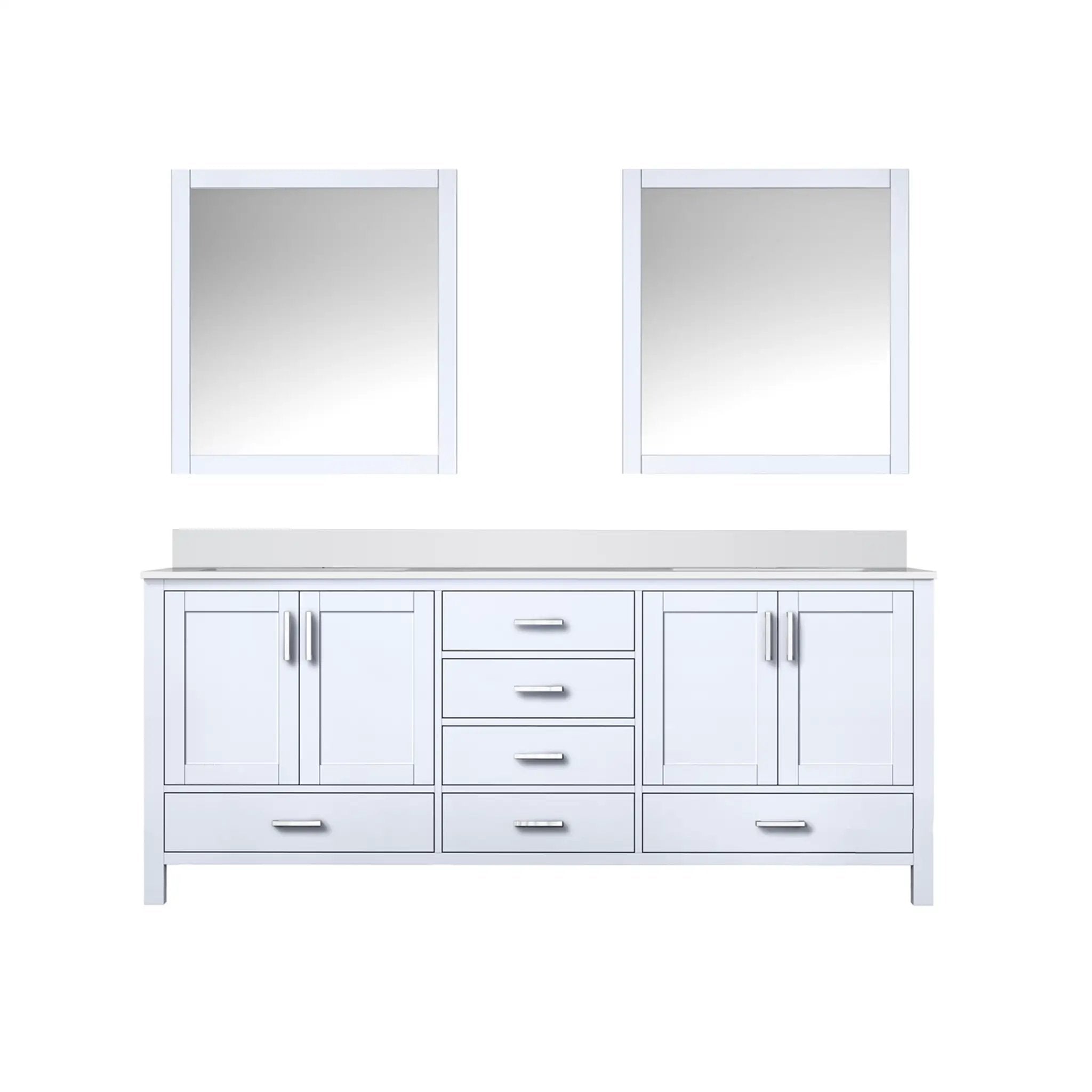Lexora Jacques 80 in. W x 22 in. D Double Bath Vanity by Lexora