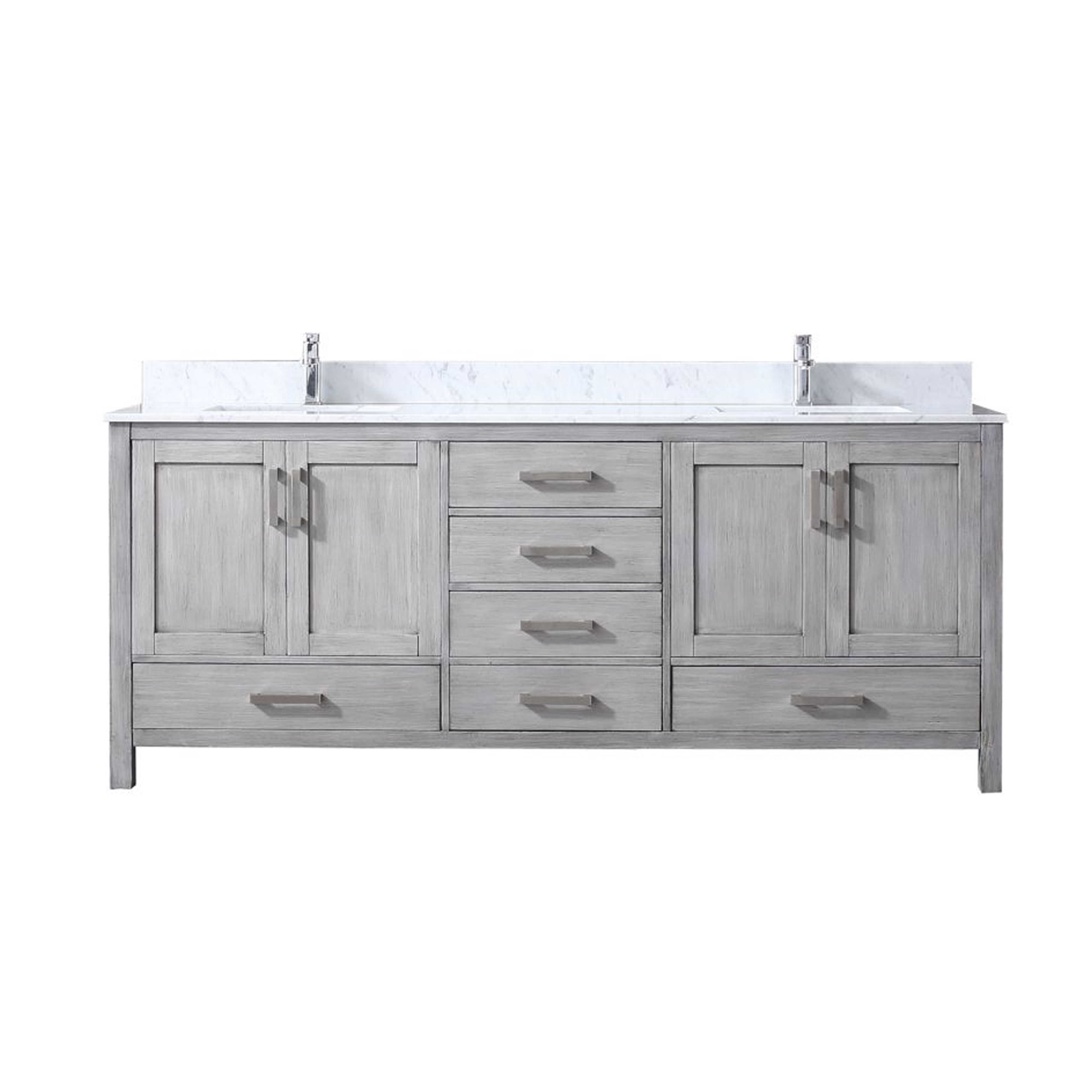 Lexora Jacques 80 in. W x 22 in. D Double Bath Vanity