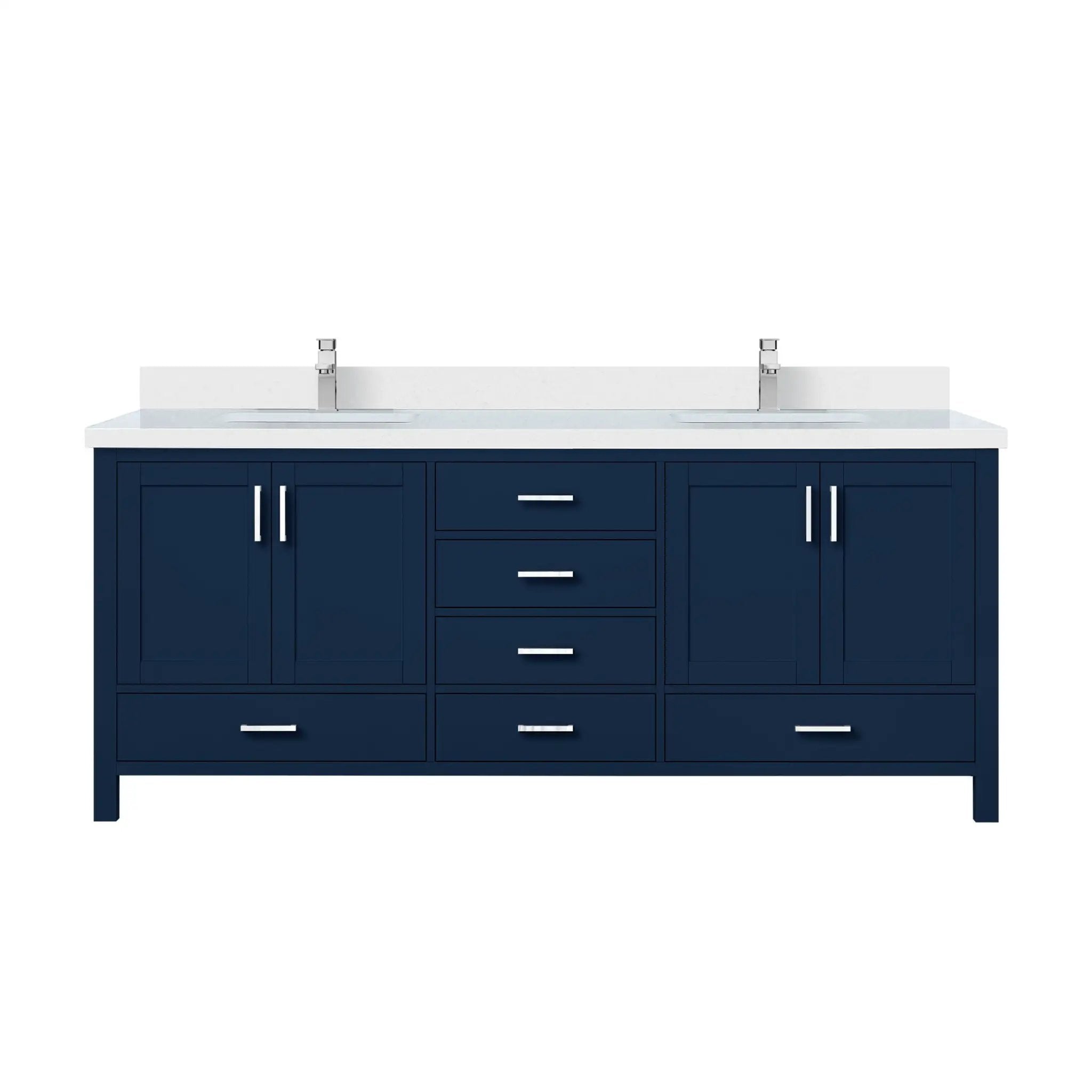 Lexora Jacques 80 in. W x 22 in. D Double Bath Vanity by Lexora