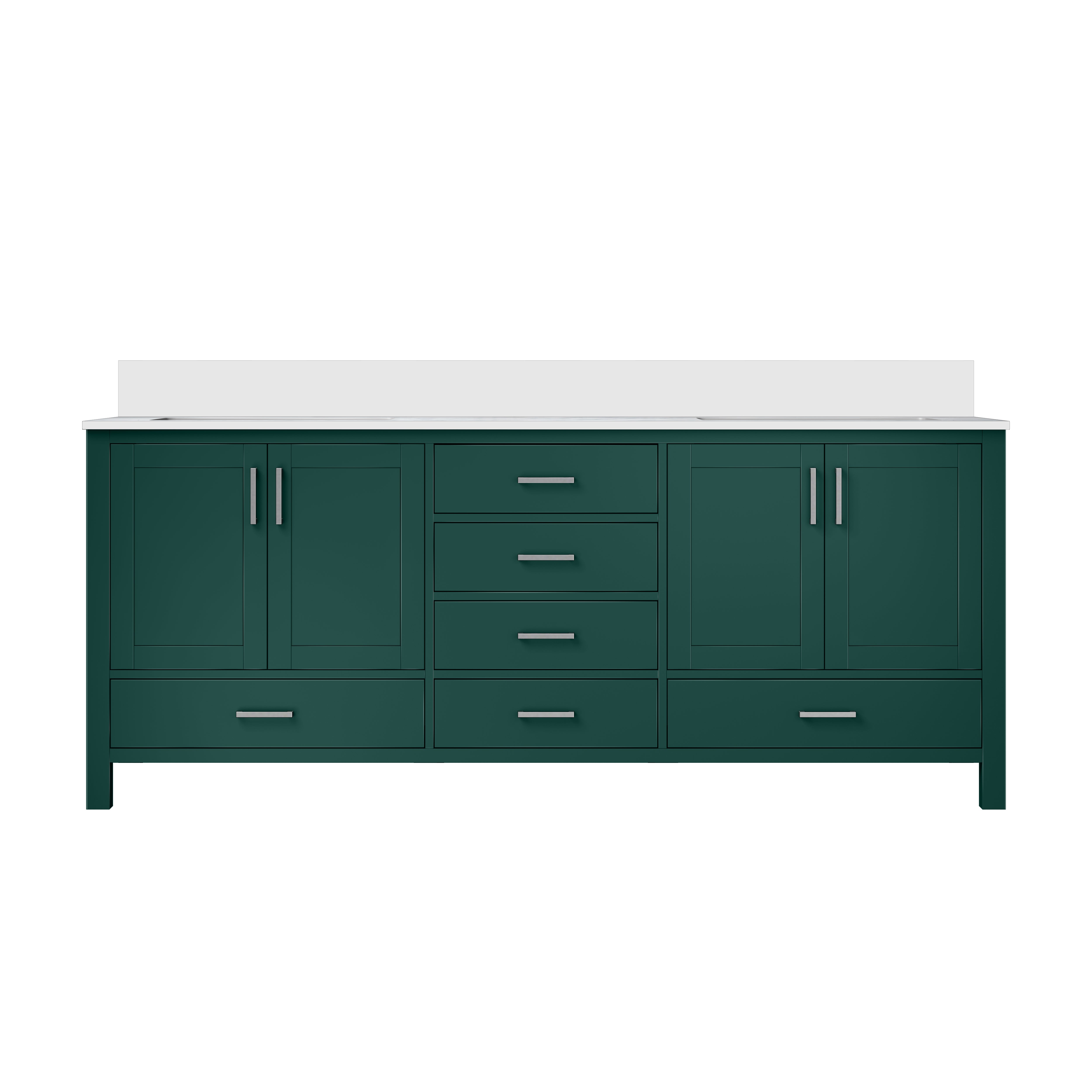 Lexora Jacques 80 in. W x 22 in. D Double Bath Vanity