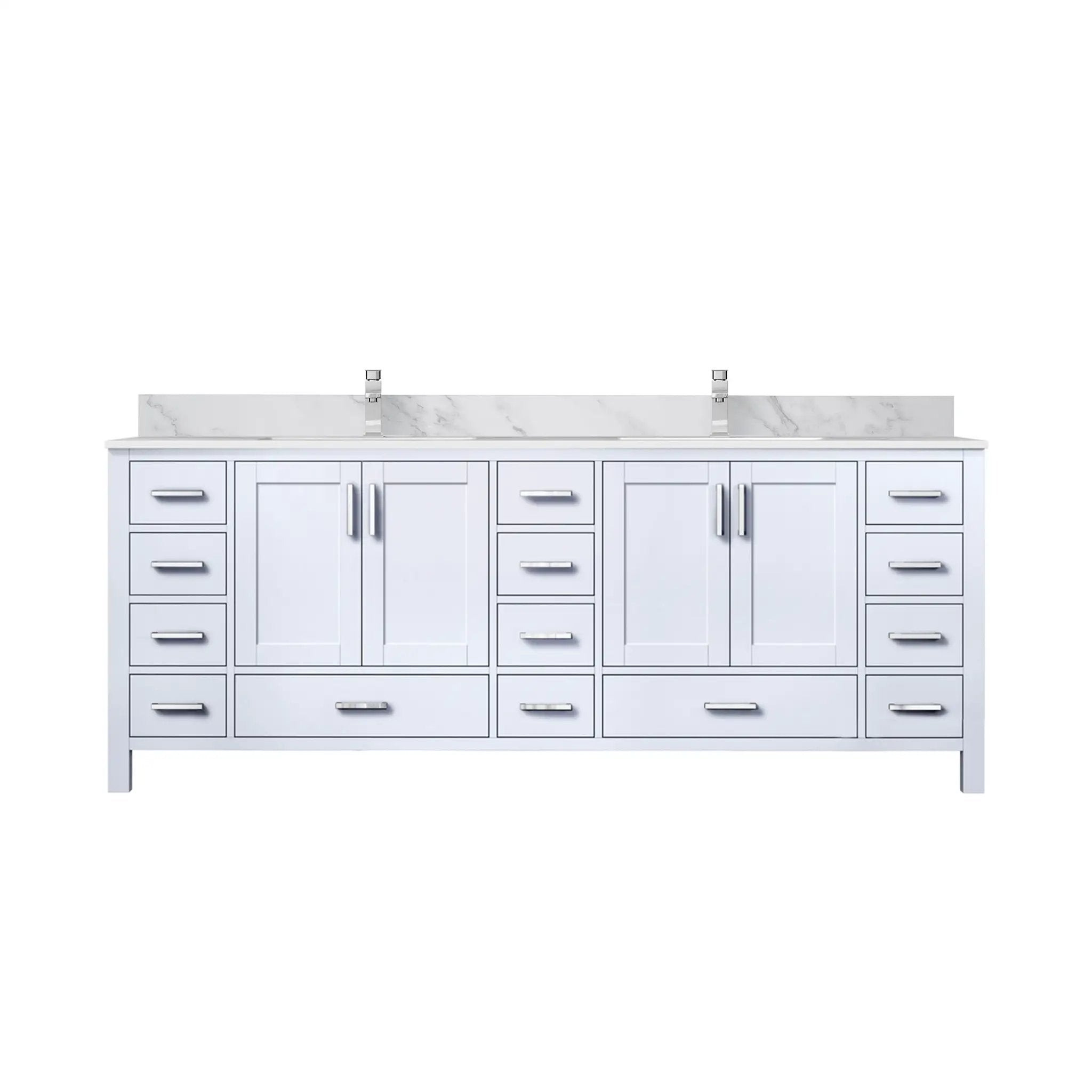 Lexora Jacques 84 in. W x 22 in. D Double Bath Vanity by Lexora