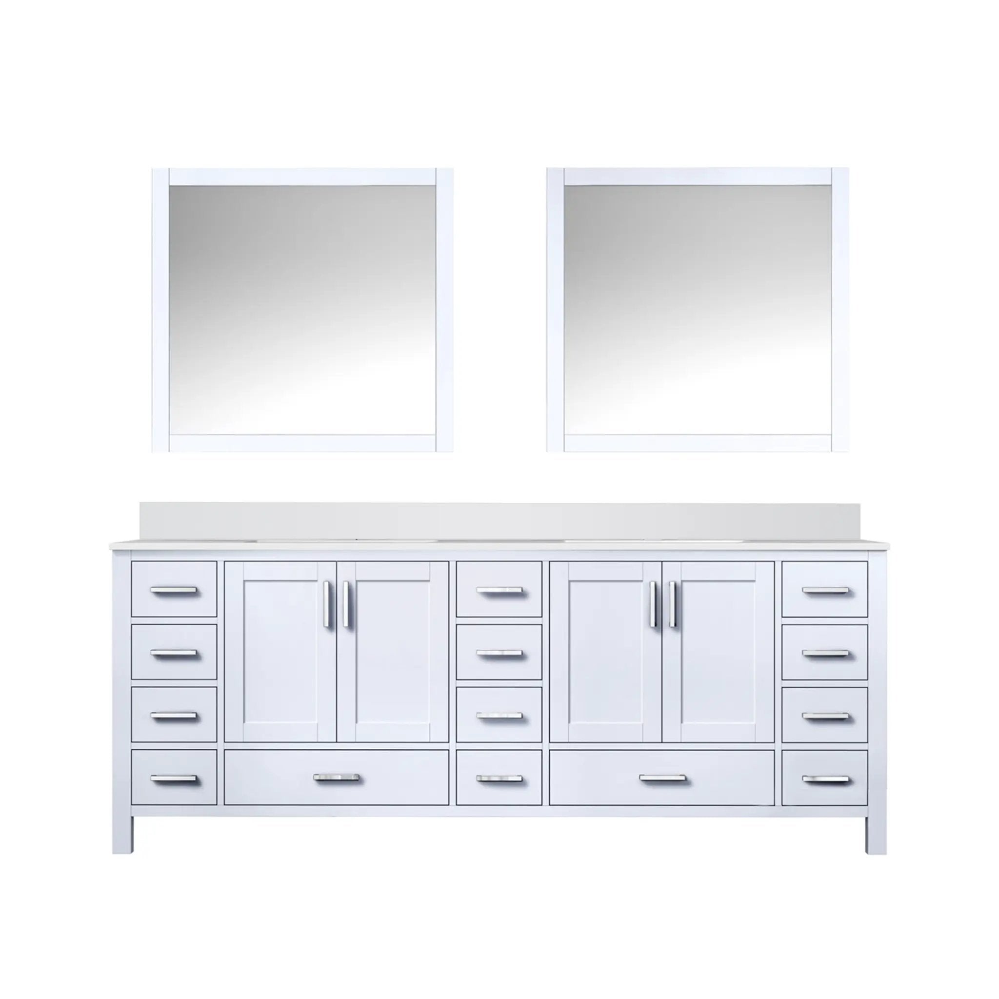 Lexora Jacques 84 in. W x 22 in. D Double Bath Vanity by Lexora