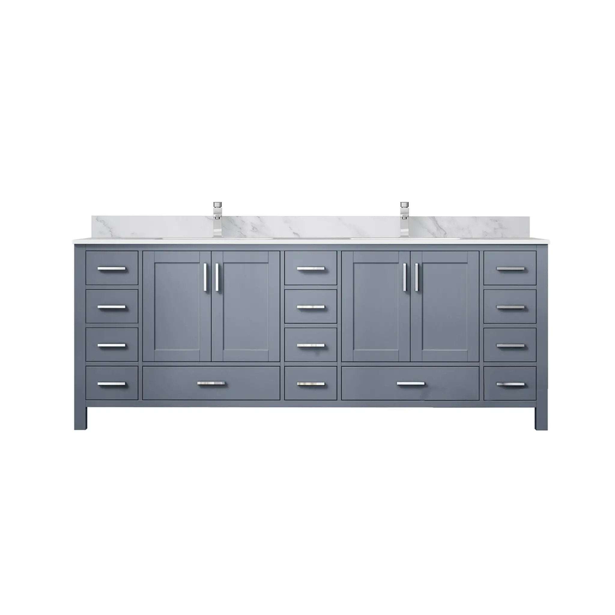 Lexora Jacques 84 in. W x 22 in. D Double Bath Vanity by Lexora